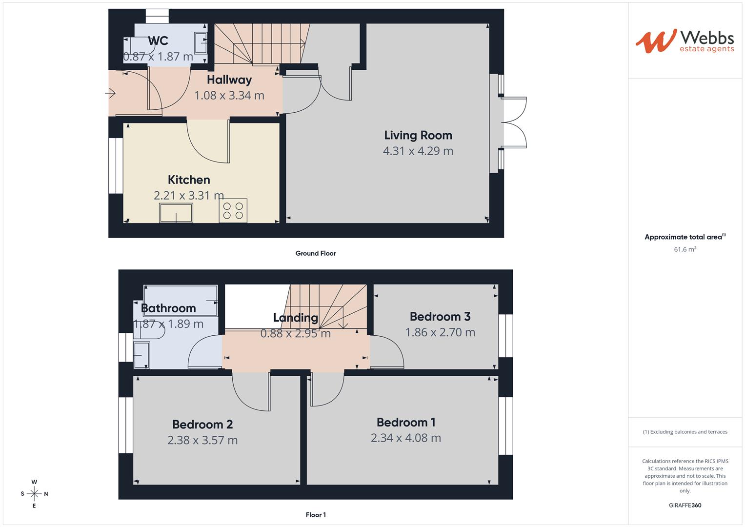 9, Pickering Croft, Stafford floorplan