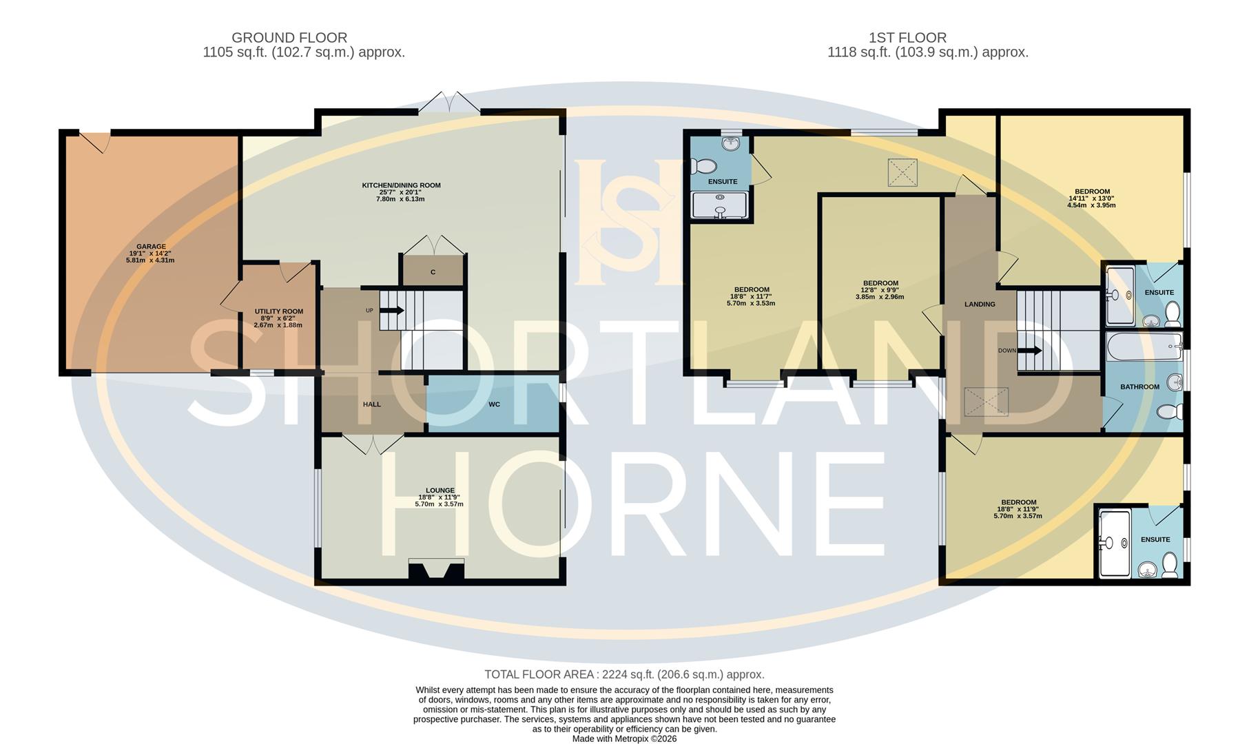 Burbach House, Hinckley floorplan