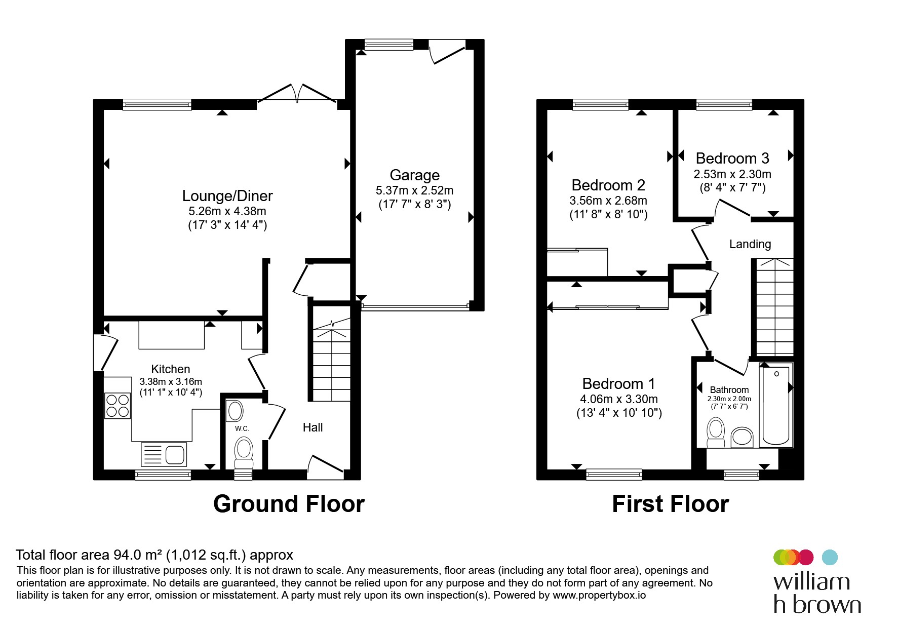1, Turnberry Court, Wellingborough floorplan