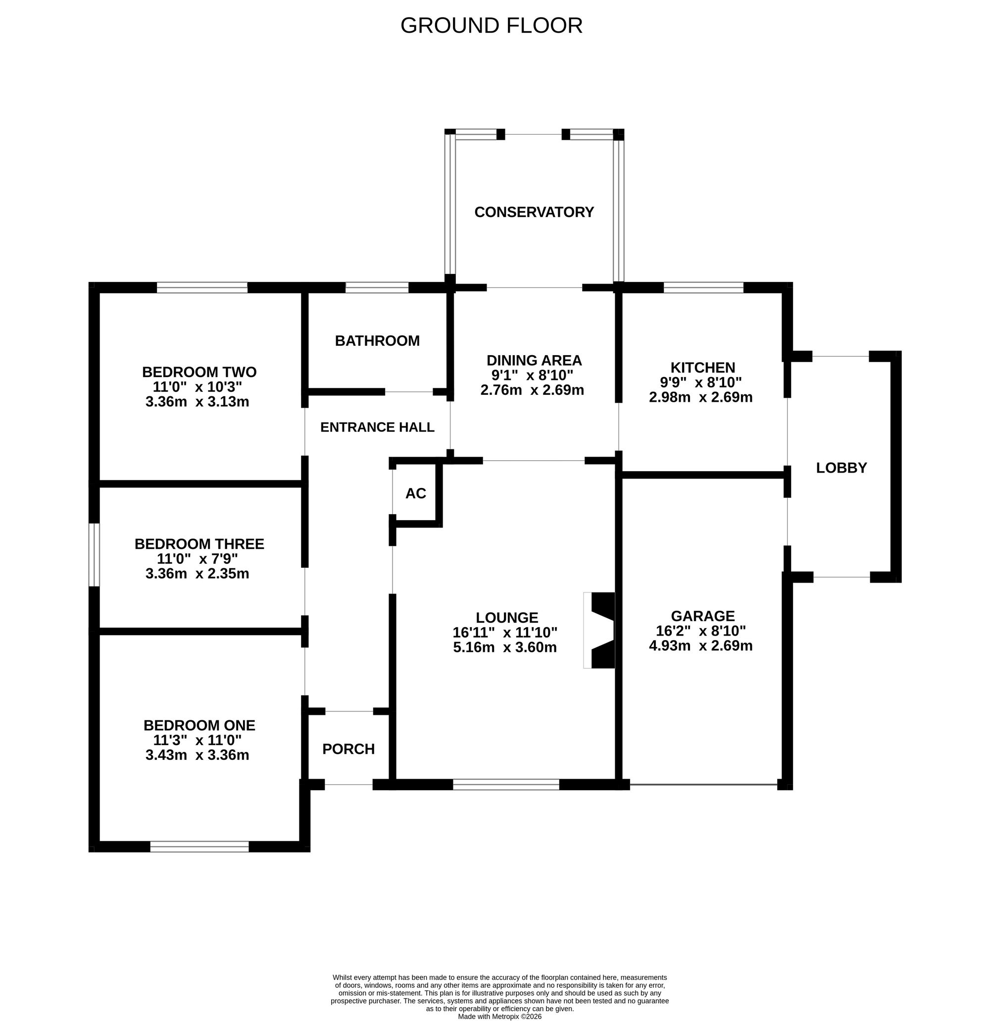 1 Chaveney Close, Southampton floorplan