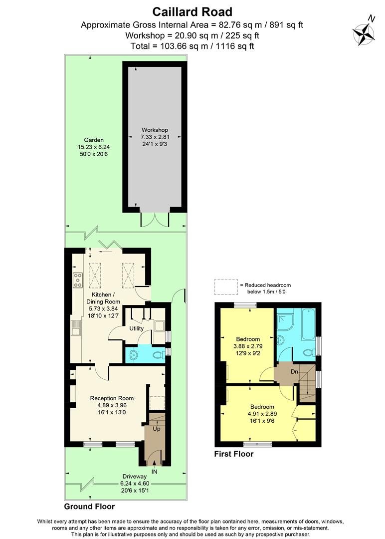 30, Caillard Road, West Byfleet floorplan