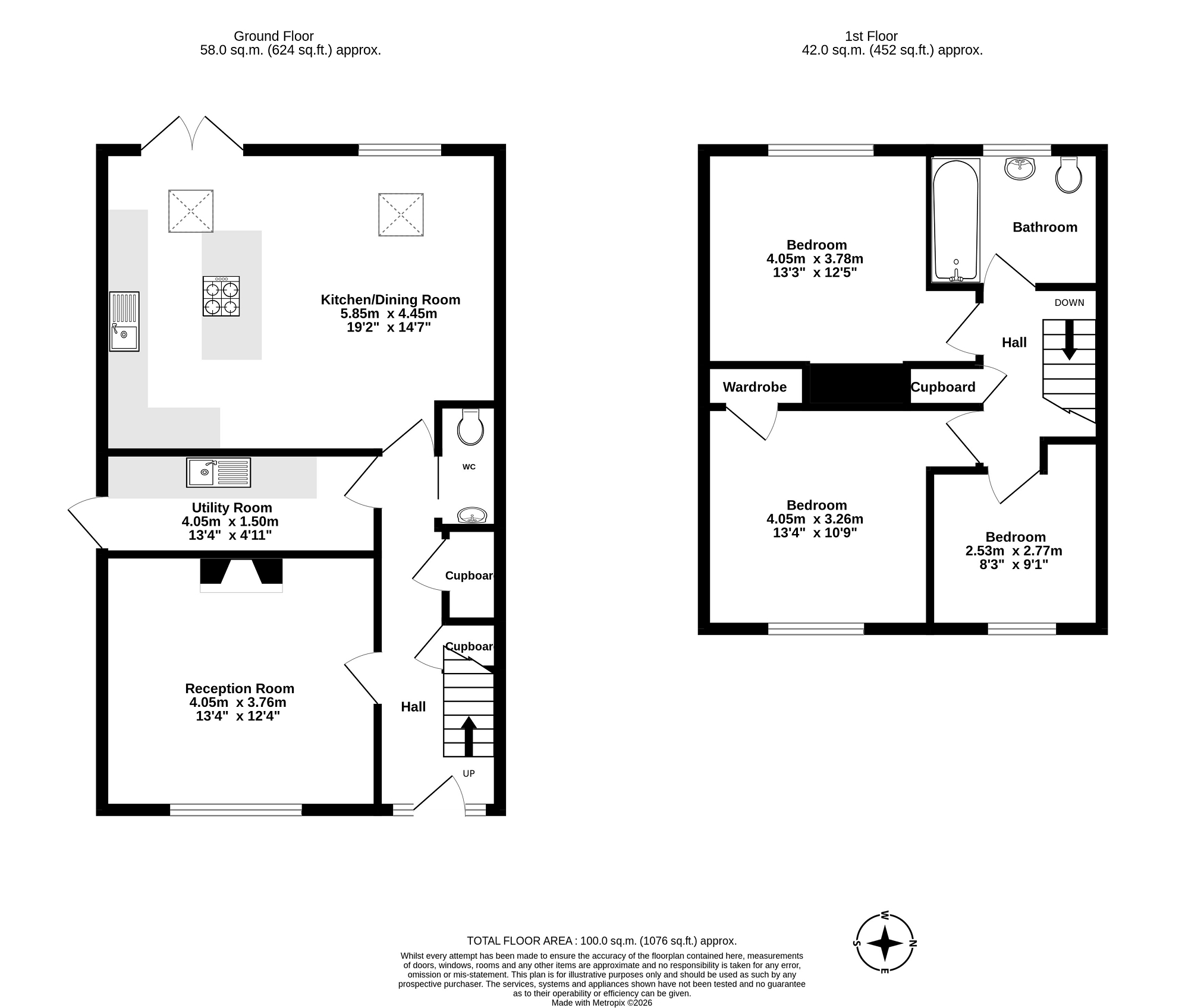 40, Sanger Avenue, Chessington floorplan