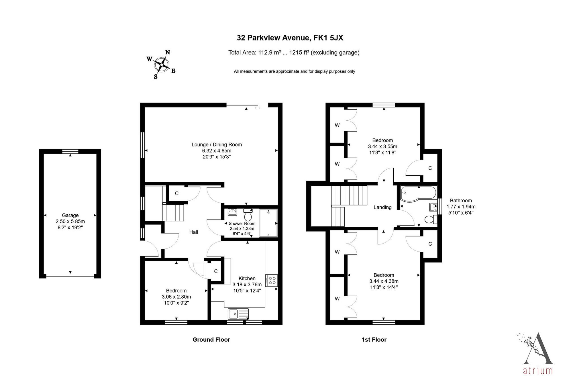 32 Parkview Avenue, Falkirk floorplan