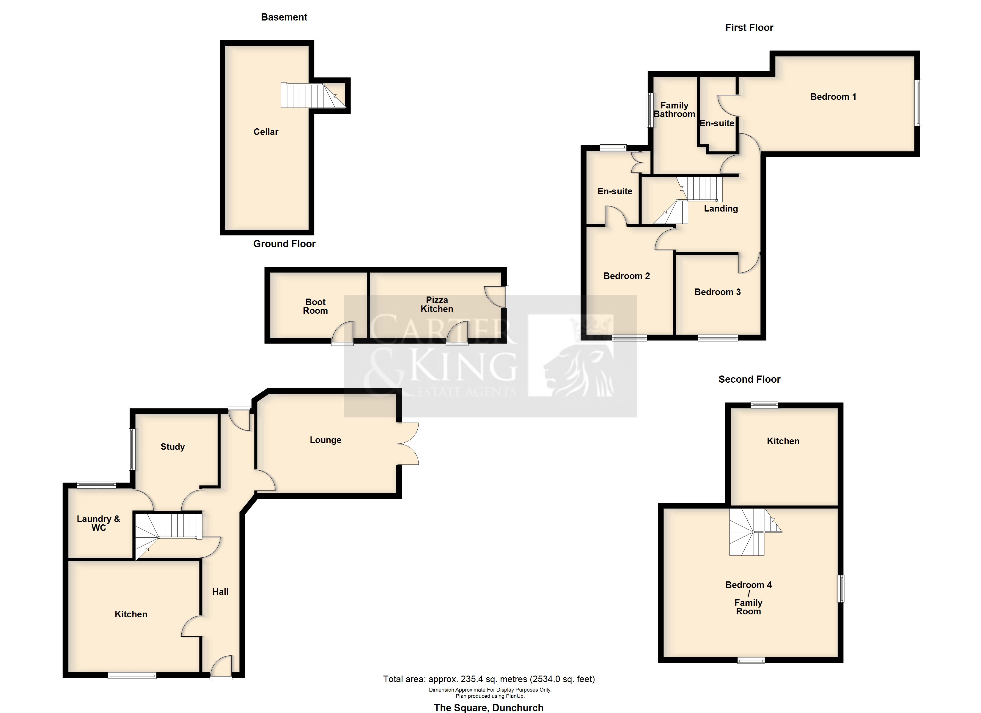 The Nook, The Square, Rugby floorplan