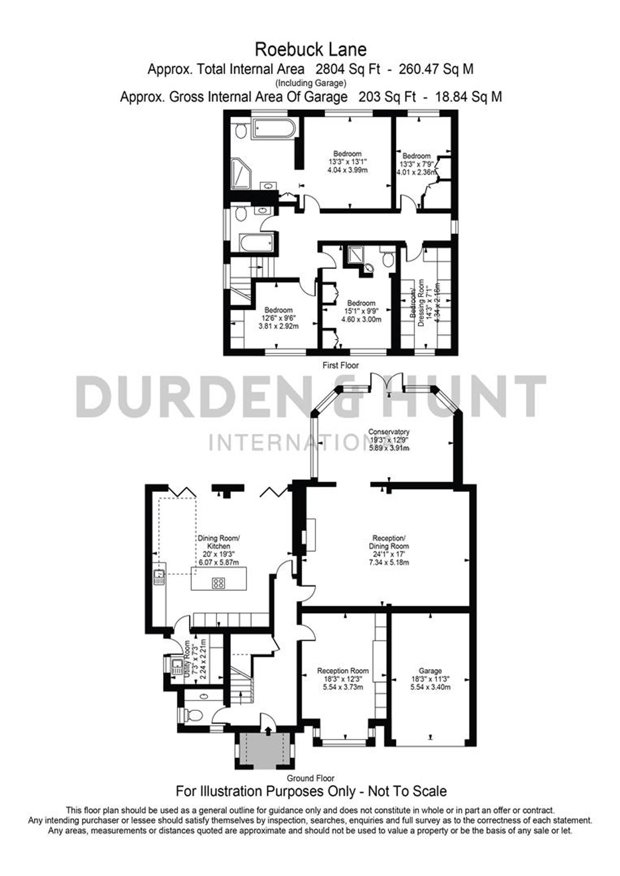 58 Roebuck Lane, Buckhurst Hill floorplan