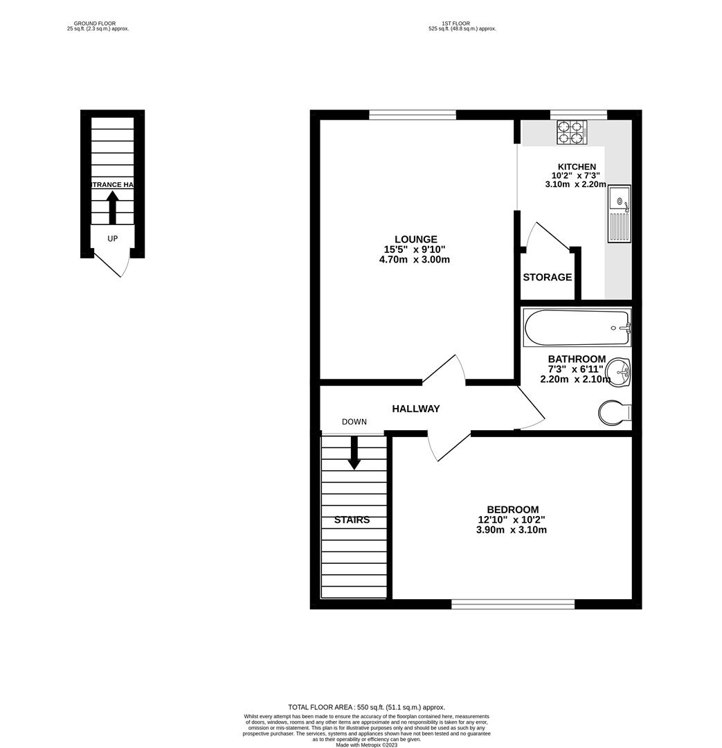 122, Gainsborough Road, Hayes floorplan
