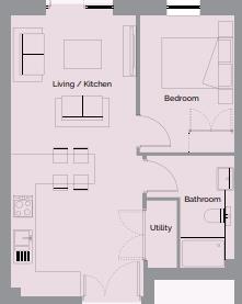 Michigan Waters, 1, Michigan Avenue, Salford floorplan