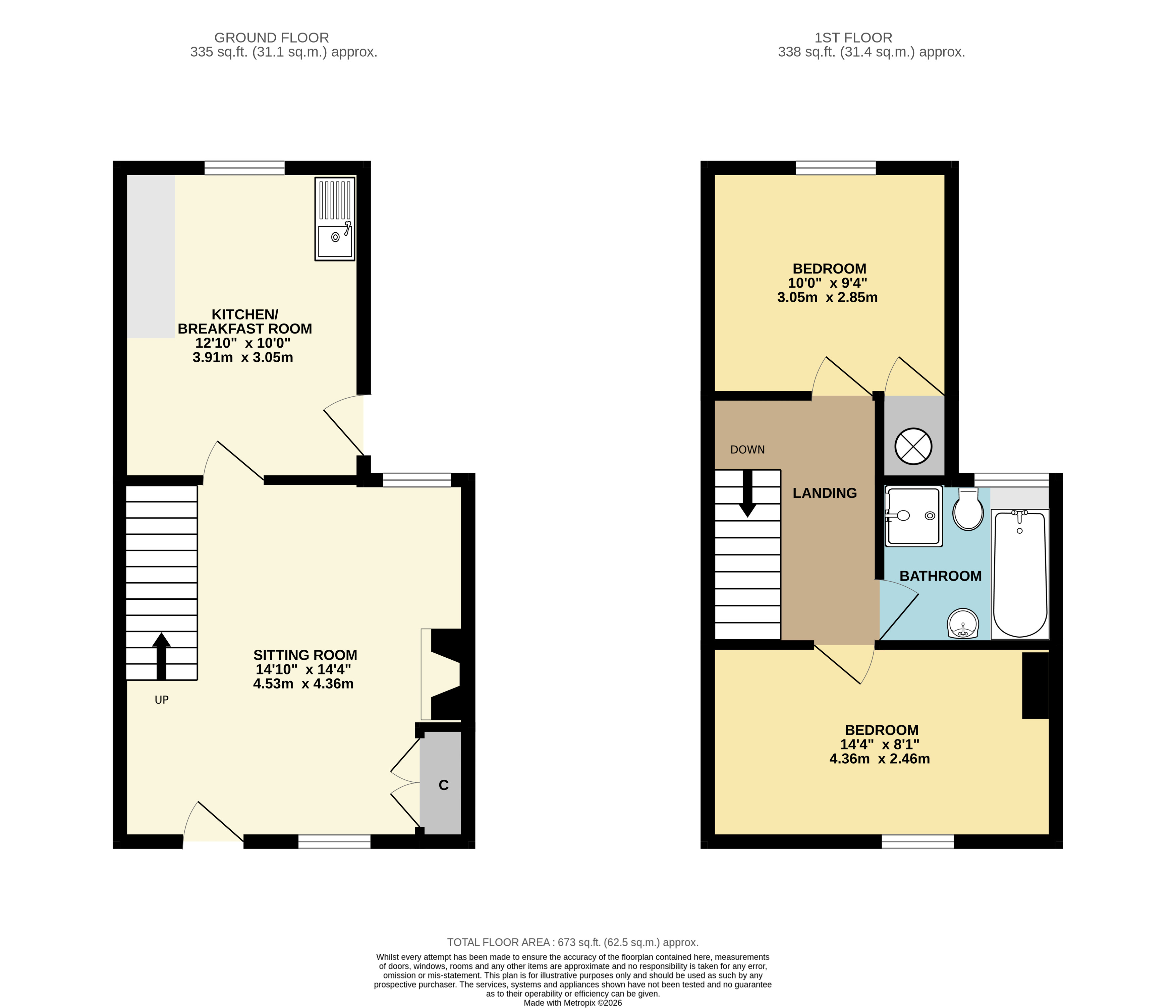 1, Sherborne Street, Gloucestershire floorplan