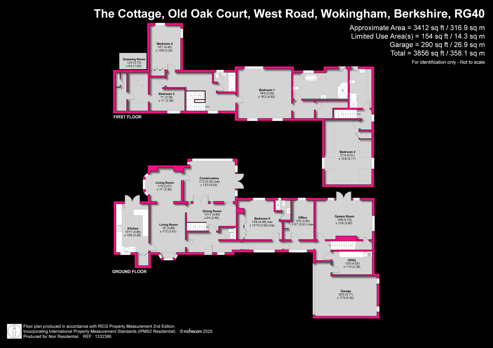 The Cottage, Old Oak Court,, West Road, Berkshire floorplan