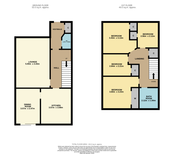 24, McGregors Walk, Arbroath floorplan