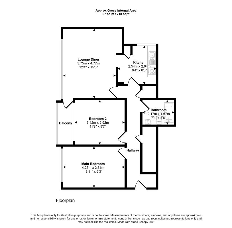 115 Abbey View,, Garsmouth Way, Watford floorplan