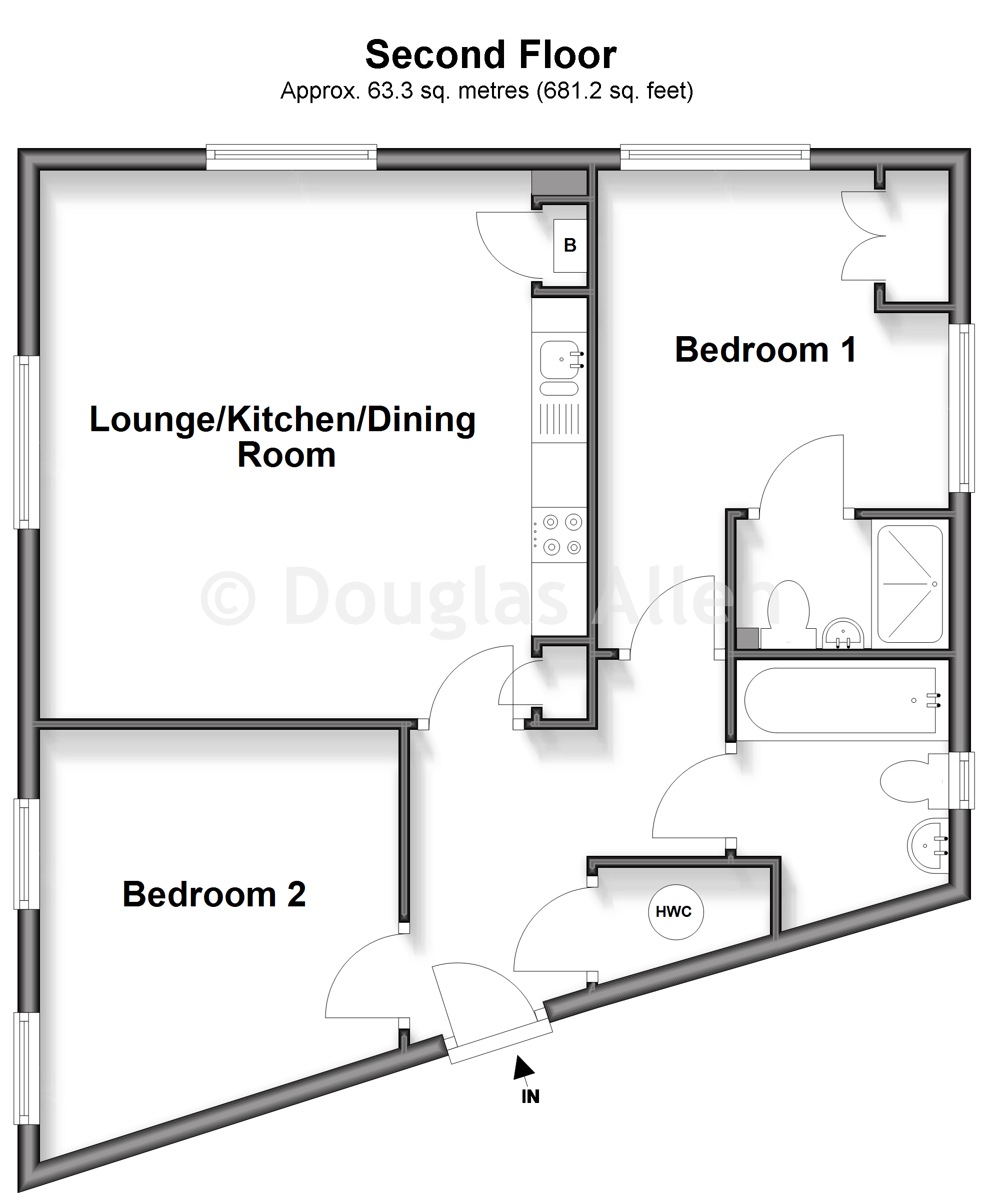9, Churchill Avenue, Basildon floorplan