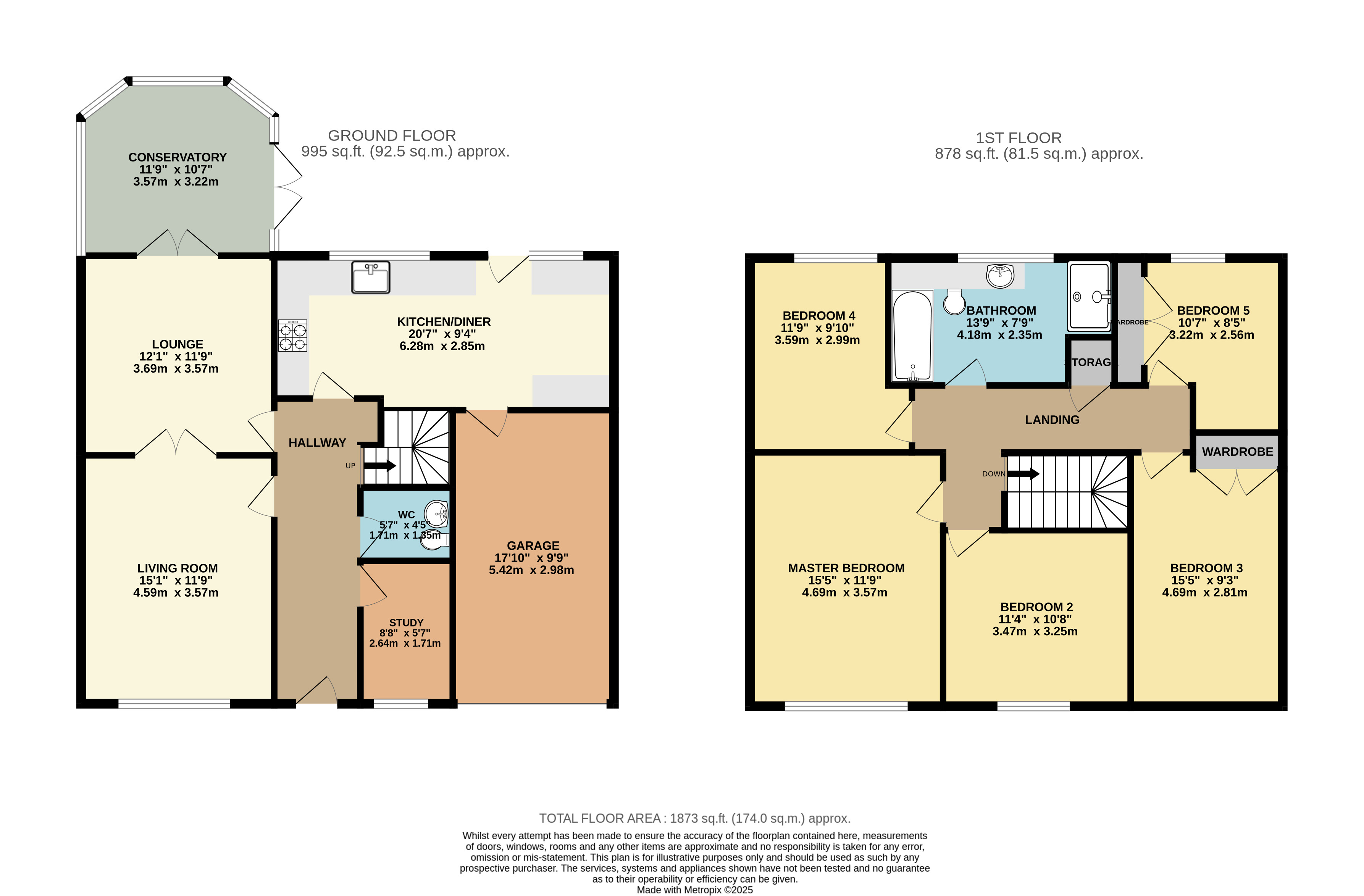 49, Hindburn Close, Doncaster floorplan