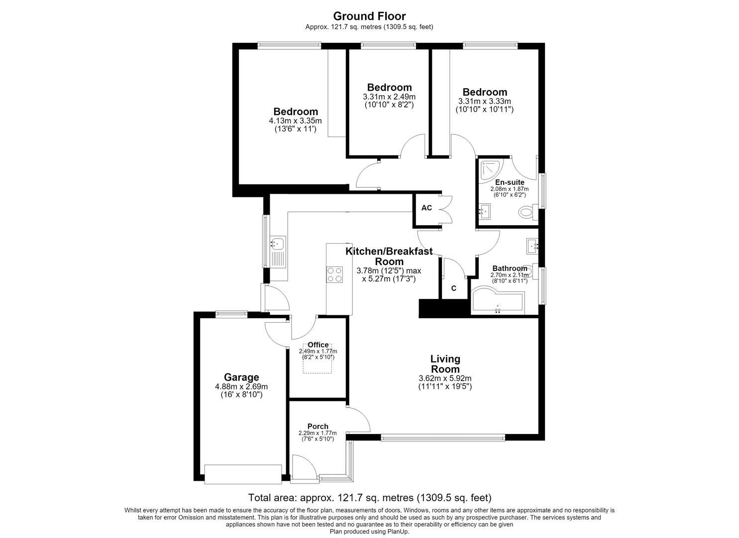 22, Merley Gardens, Wimborne floorplan
