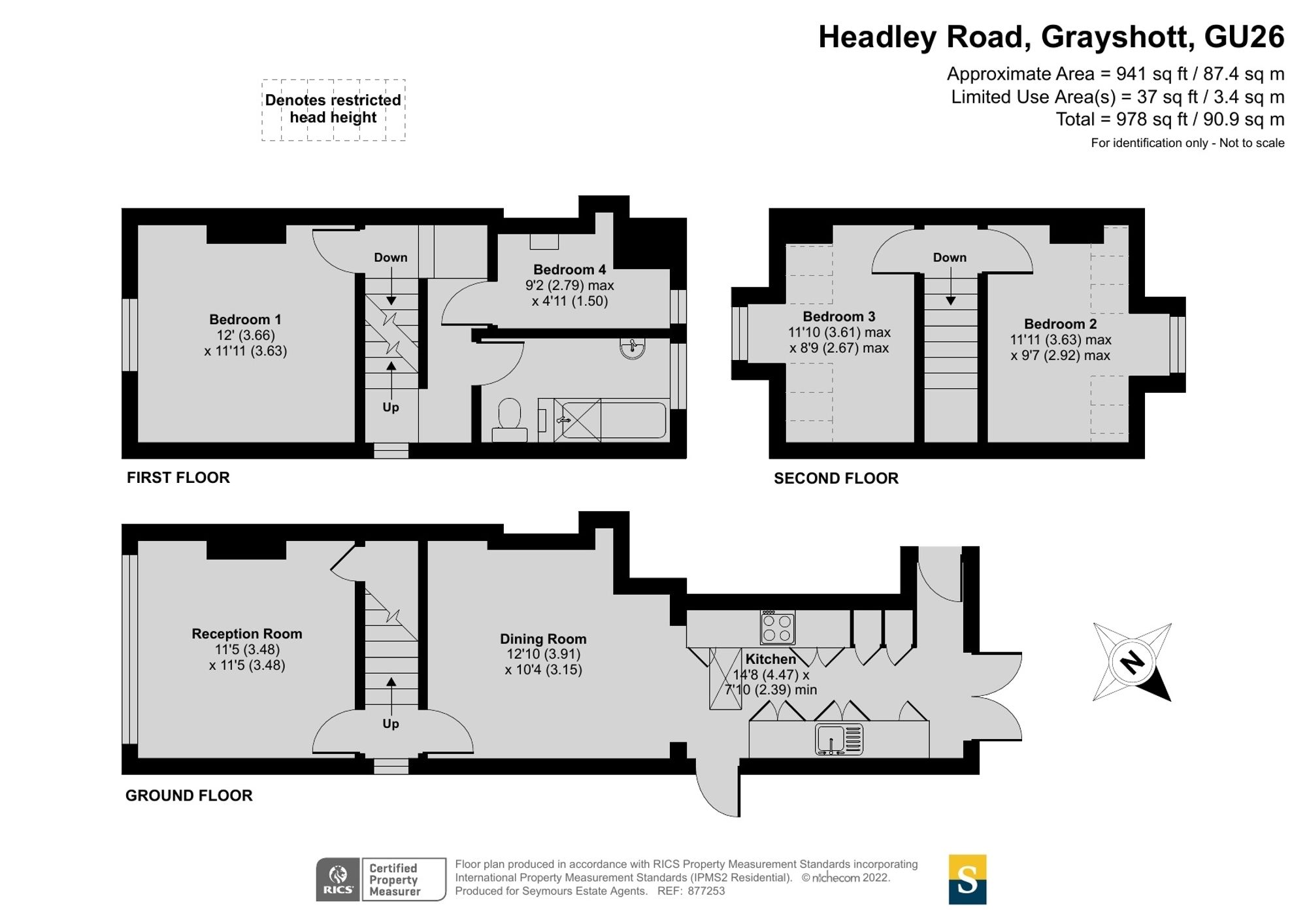 Oakview Headley Road, Hindhead floorplan