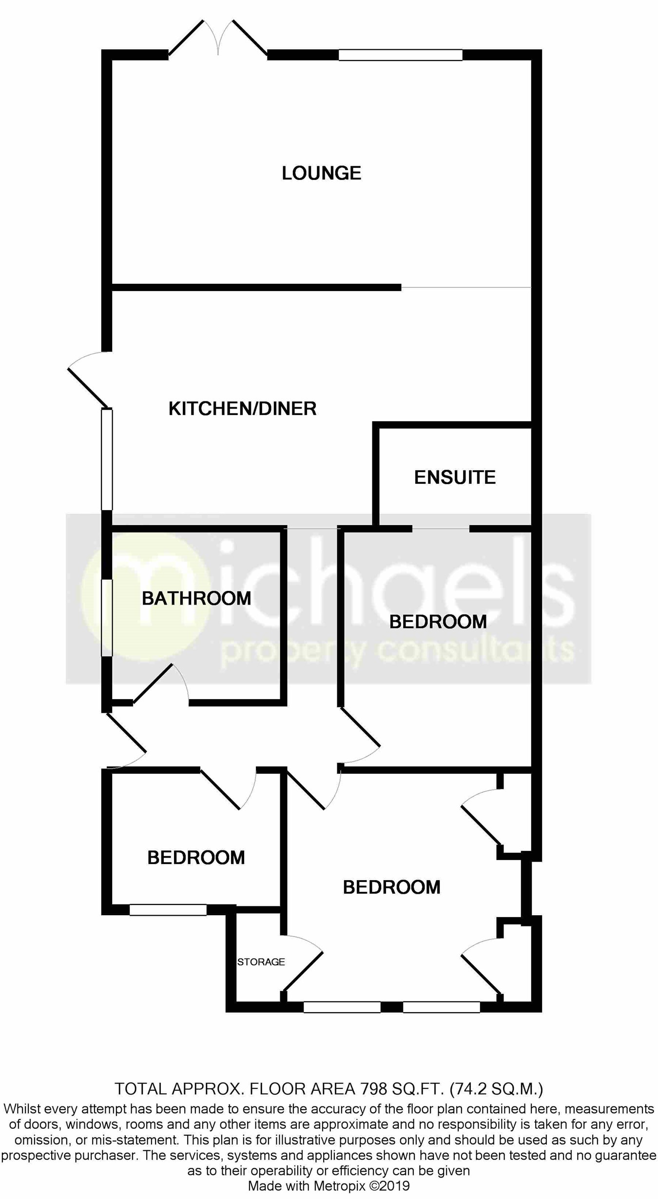 3 Bedrooms Bungalow for sale in Church Road, Thorrington, Colchester CO7