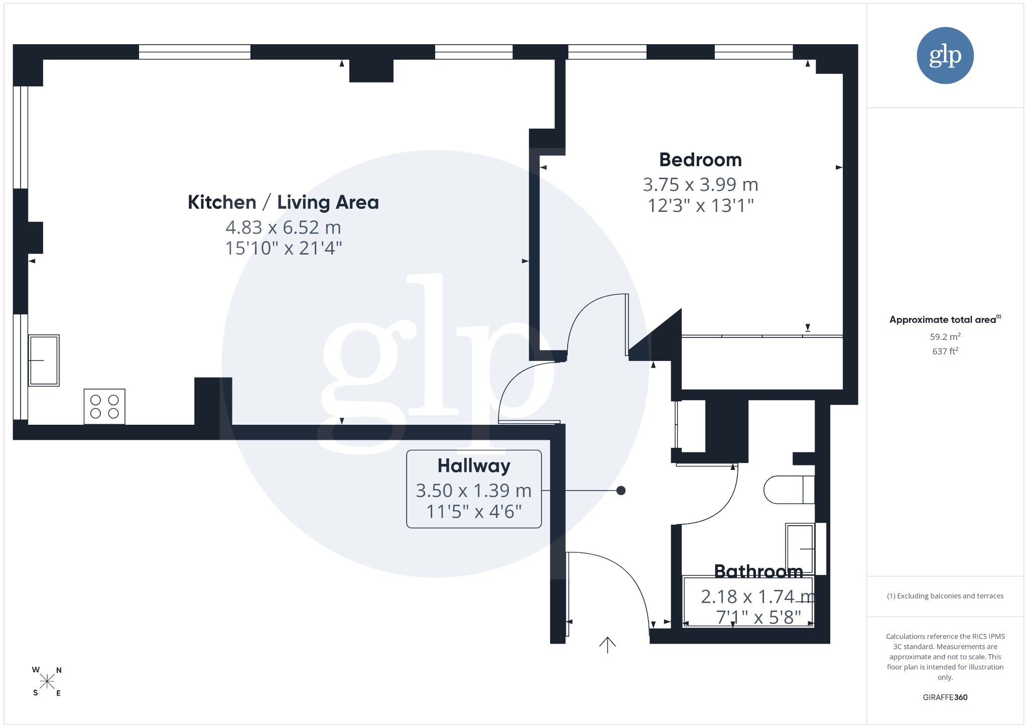 Flat 7, 6 Upper John Street, Greater London floorplan