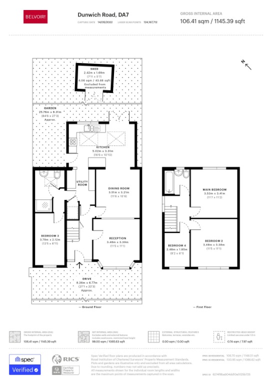 Dunwich Road, Bexleyheath DA7, 4 bedroom semidetached house to rent