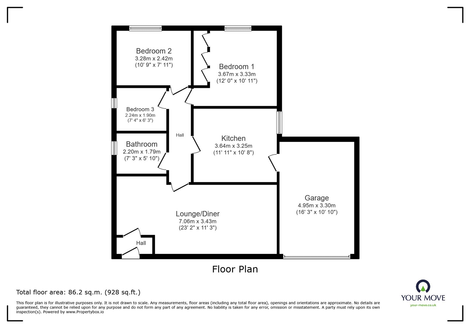 7, Newfields Avenue, Doncaster floorplan