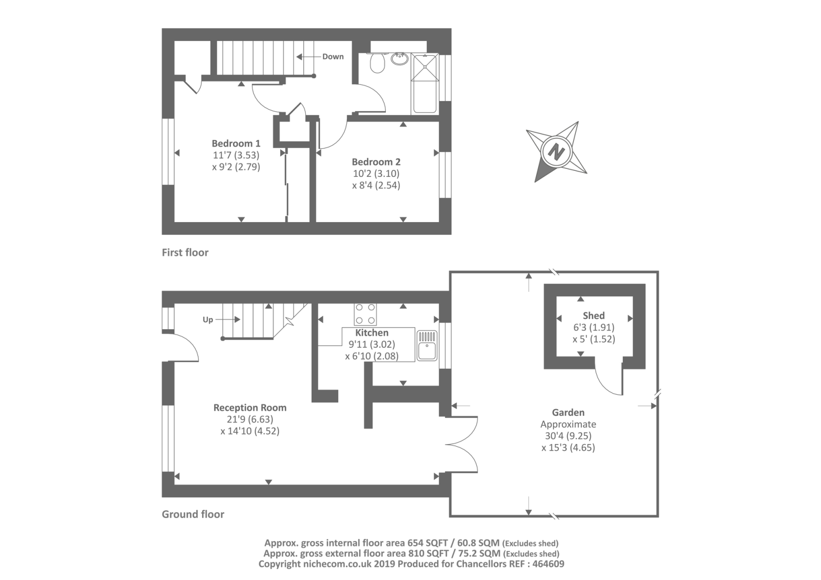 2 Bedrooms Terraced house for sale in Trinity Street OX1,