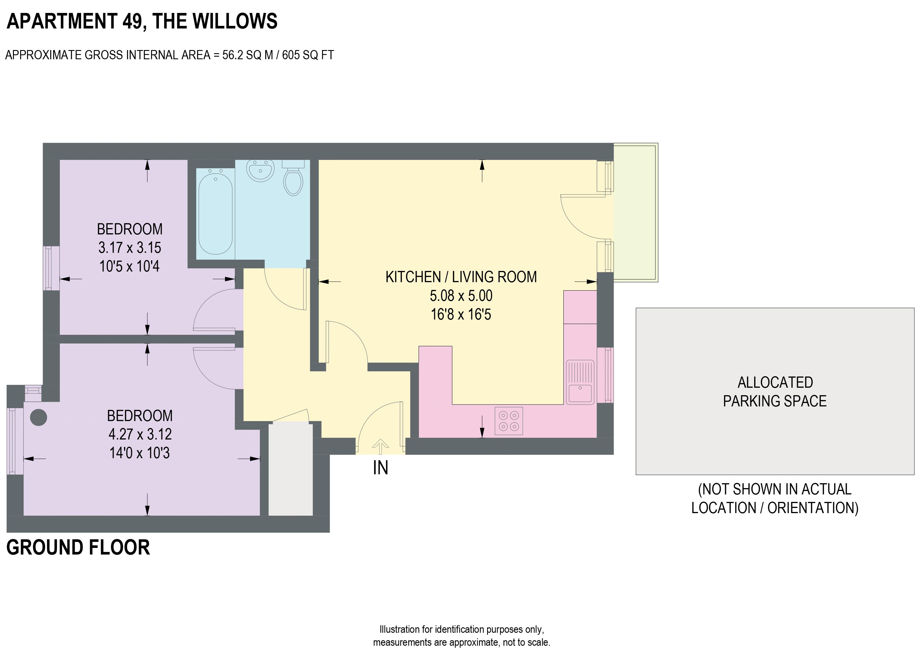 Apartment 49 The Willows, Middlewood Road, Sheffield floorplan
