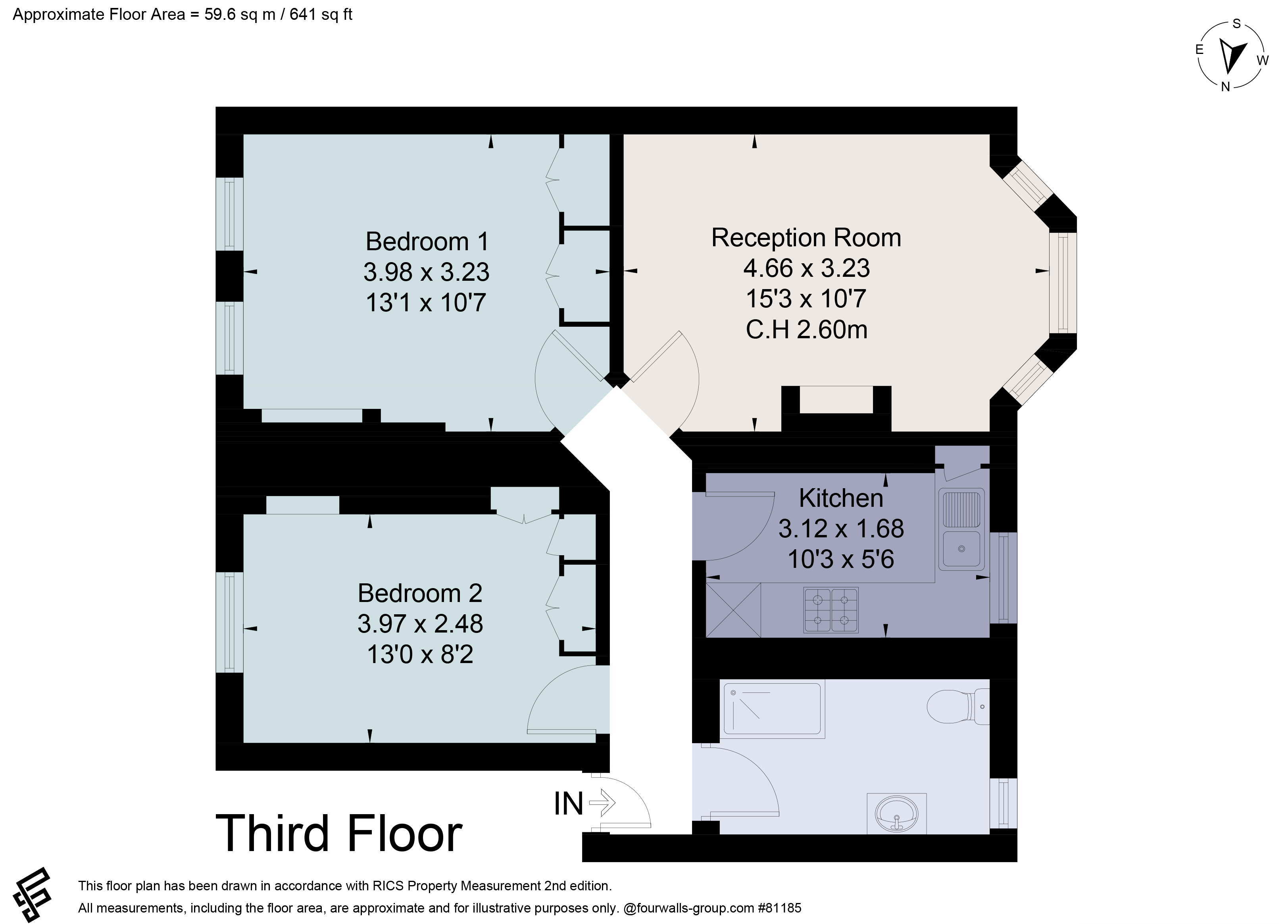 Flat 19, Cavendish Buildings,, Gilbert Street, London floorplan