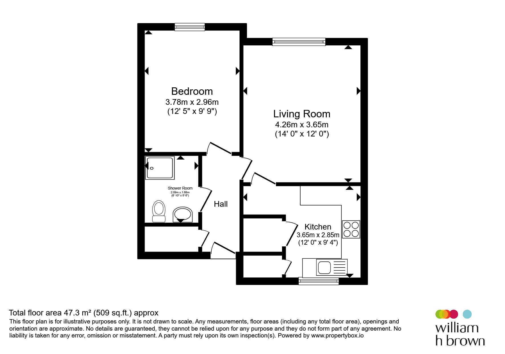 58, Newnham Road, Northampton floorplan