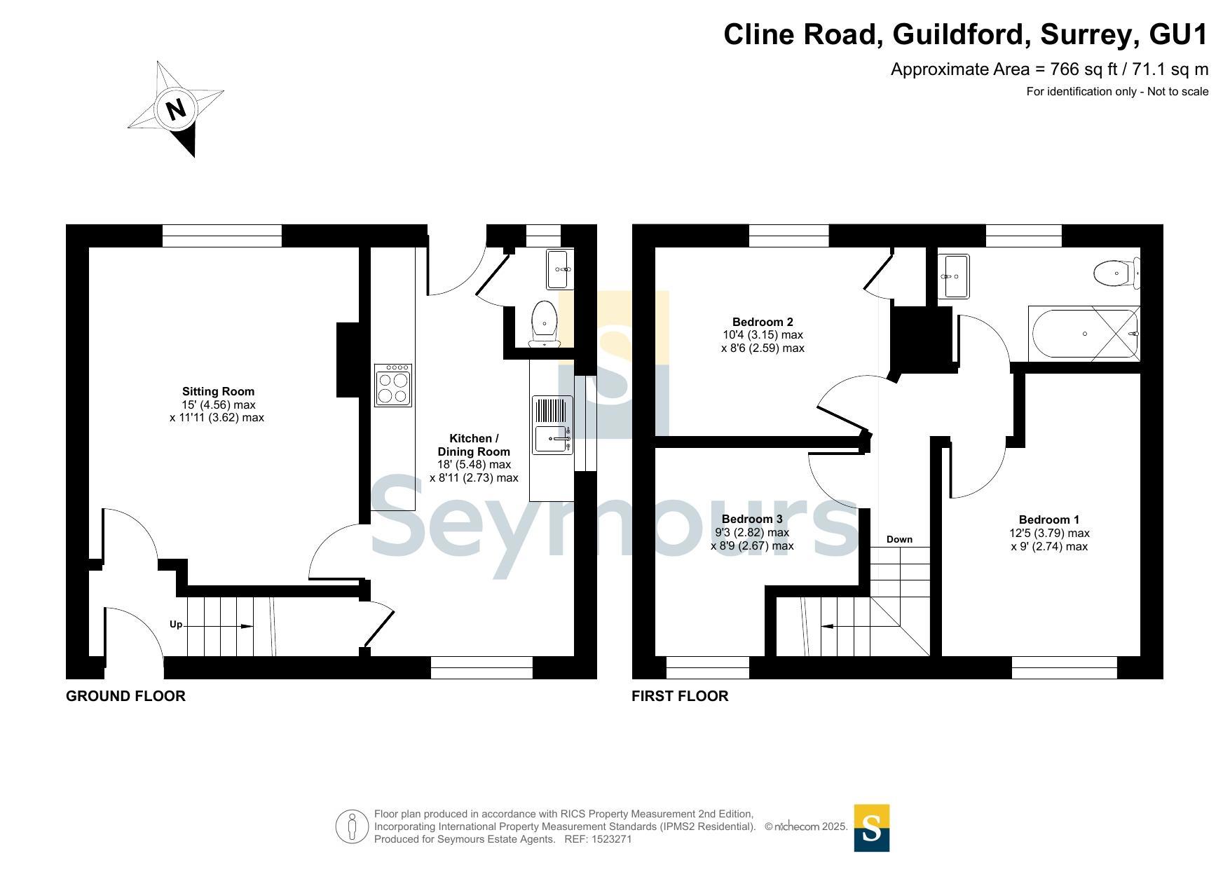 84, Cline Road, Surrey floorplan