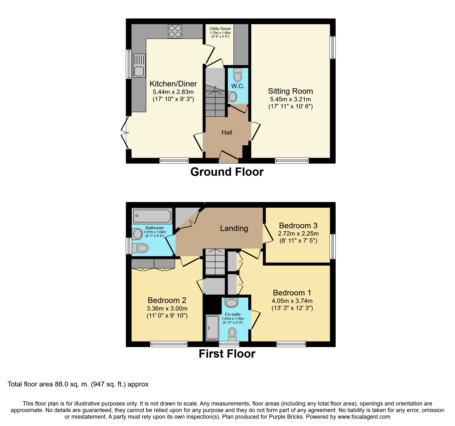 3 Bedrooms Semi-detached house for sale in Clybouw Avenue, Horsham RH12