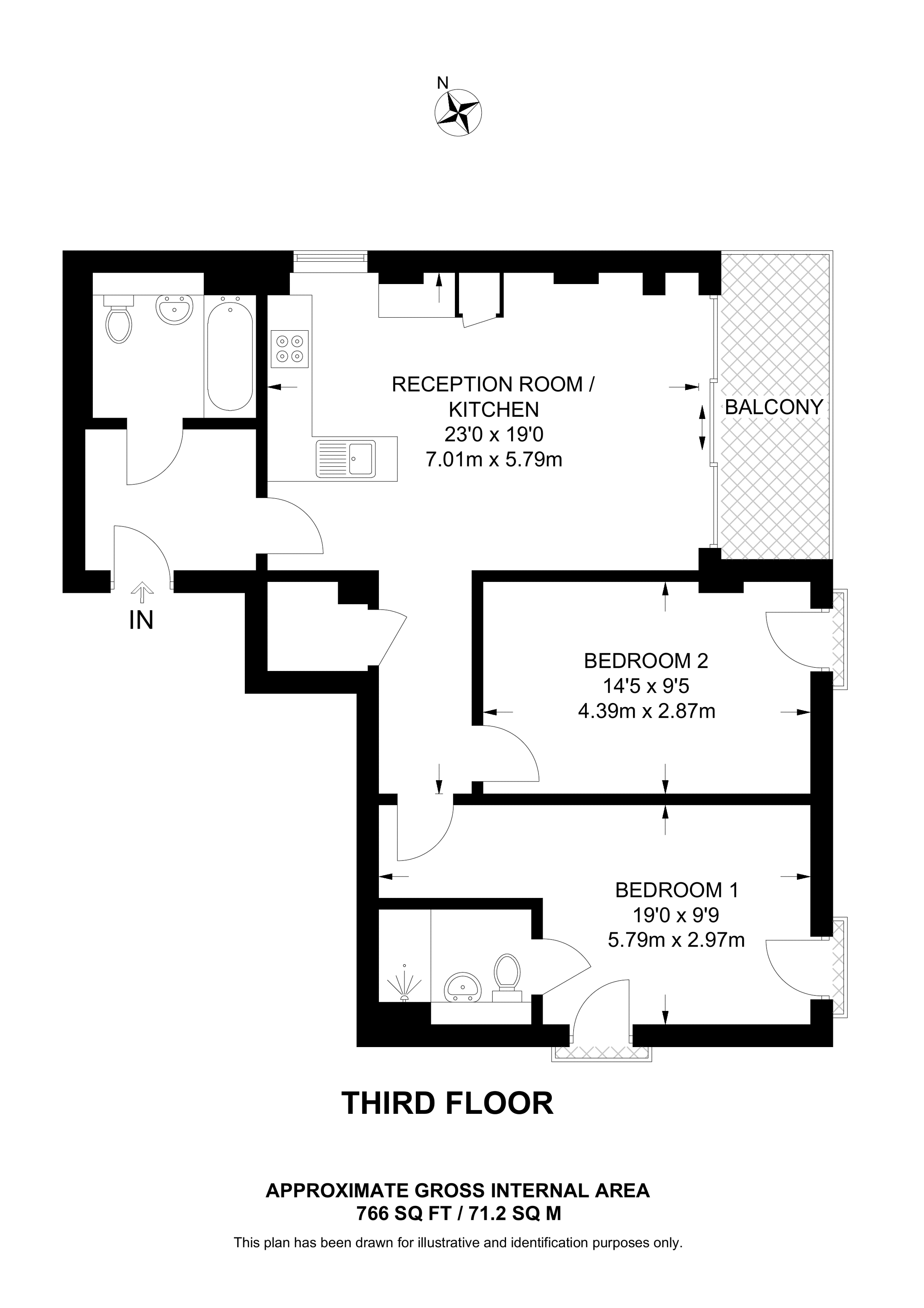 Amity Grove, Raynes Park floorplan