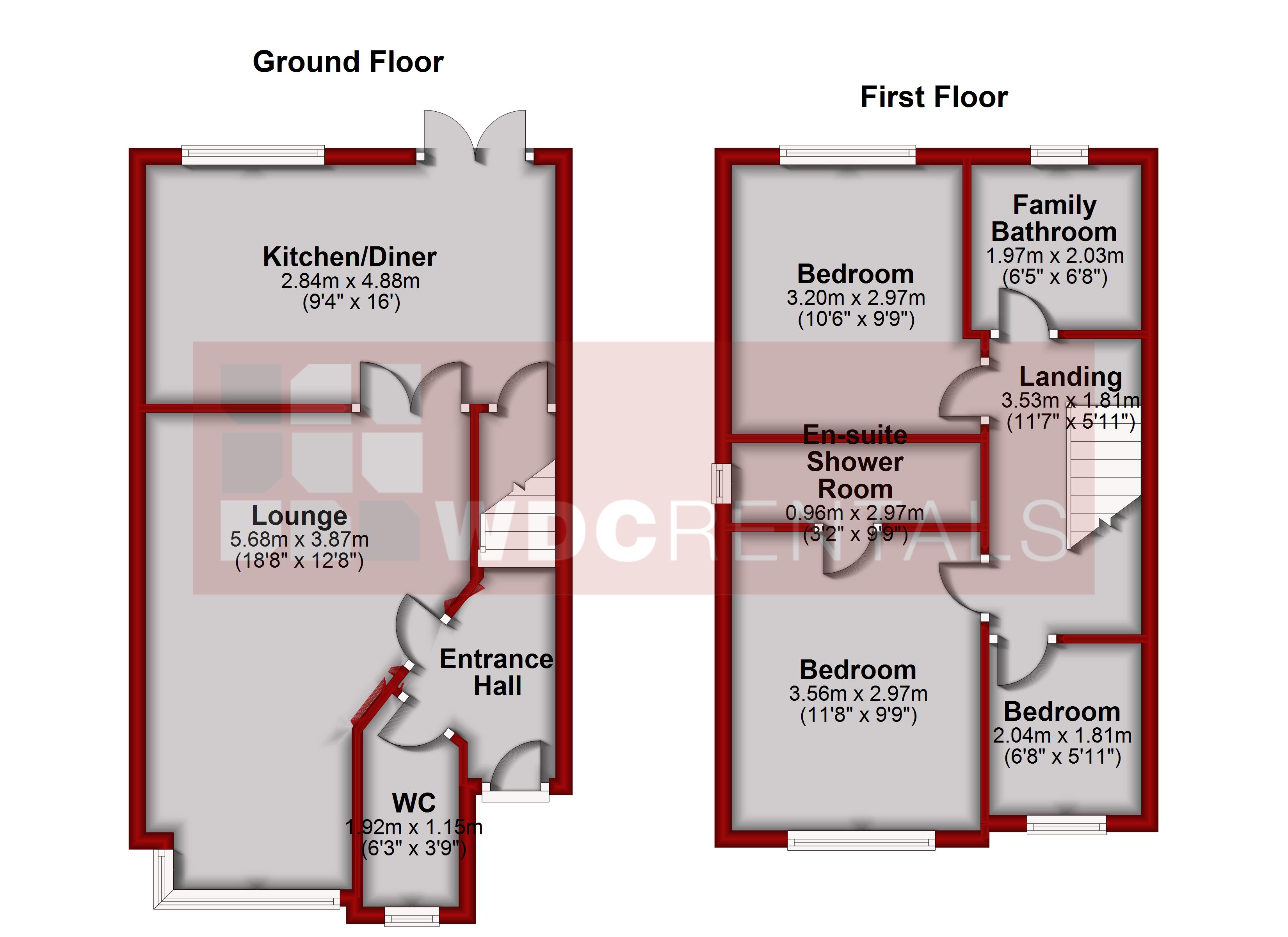 3 Bedrooms Semi-detached house to rent in St Davids Court, Connah's Quay, Deeside. CH5