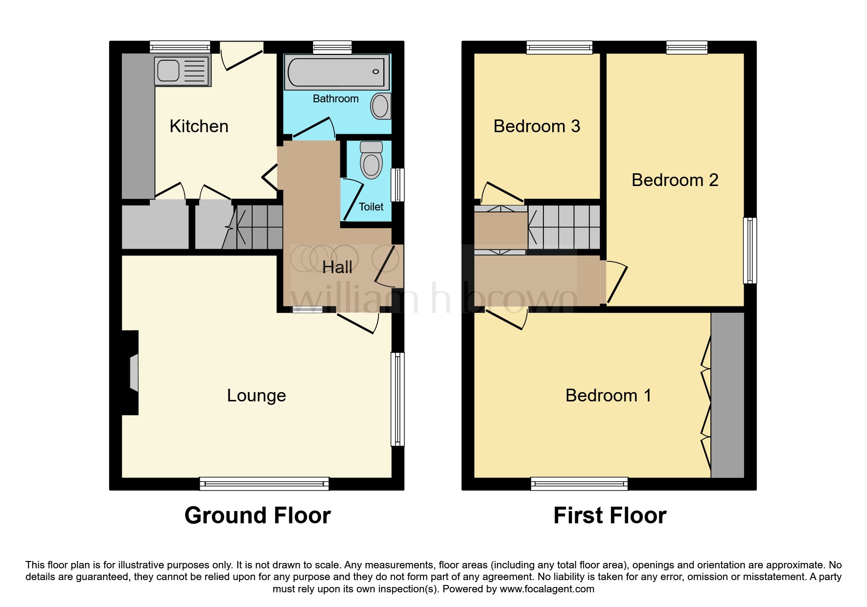 1, Brockwell Gardens, Sowerby Bridge floorplan