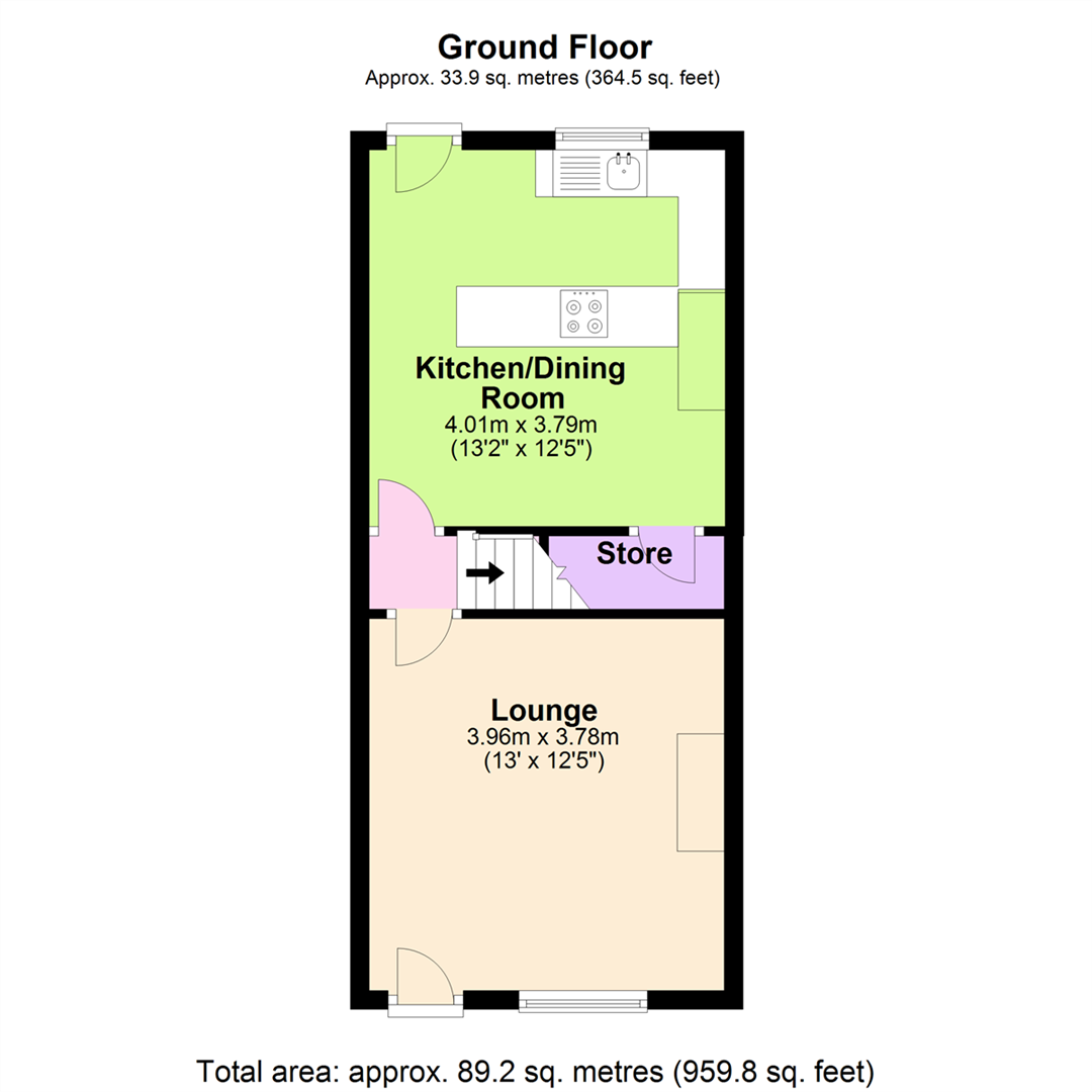 2 Bedrooms Terraced house to rent in Alder Bank, Rawtenstall, Rossendale BB4