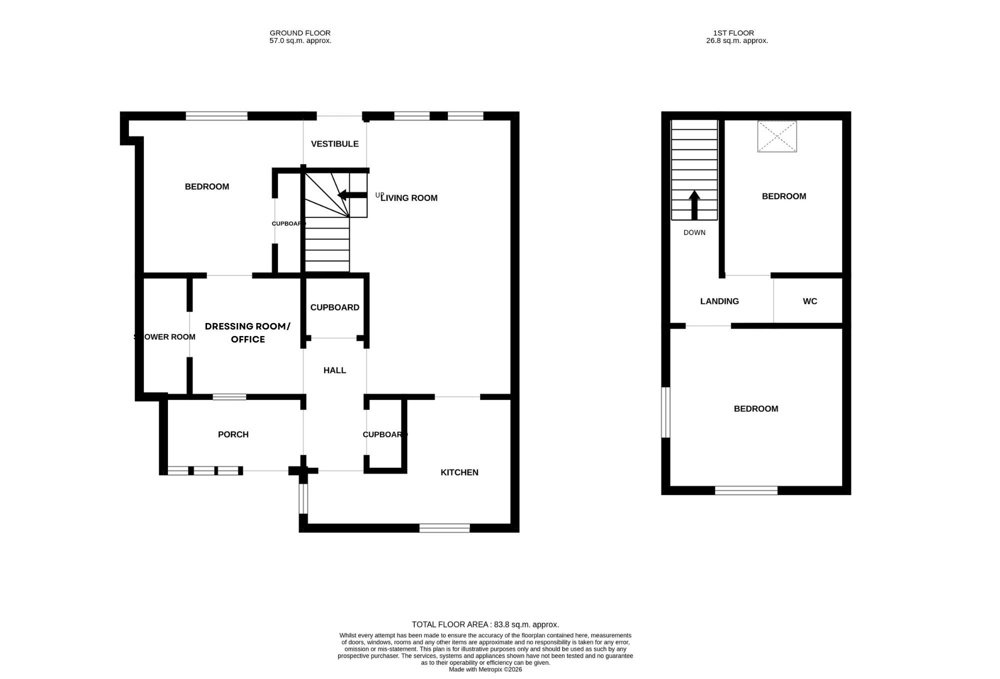 4, Malt Row, Cupar floorplan