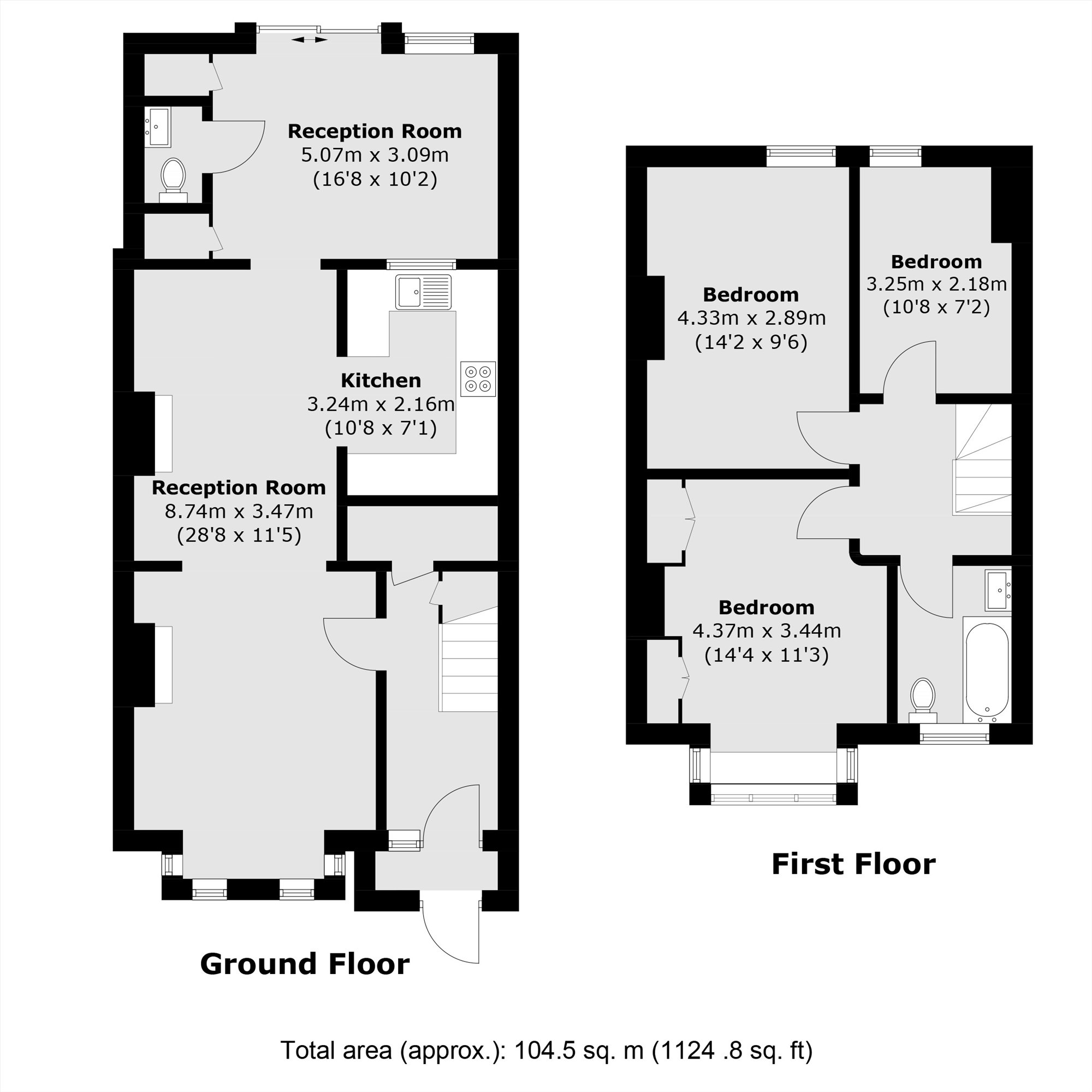9, Bernard Avenue, London floorplan