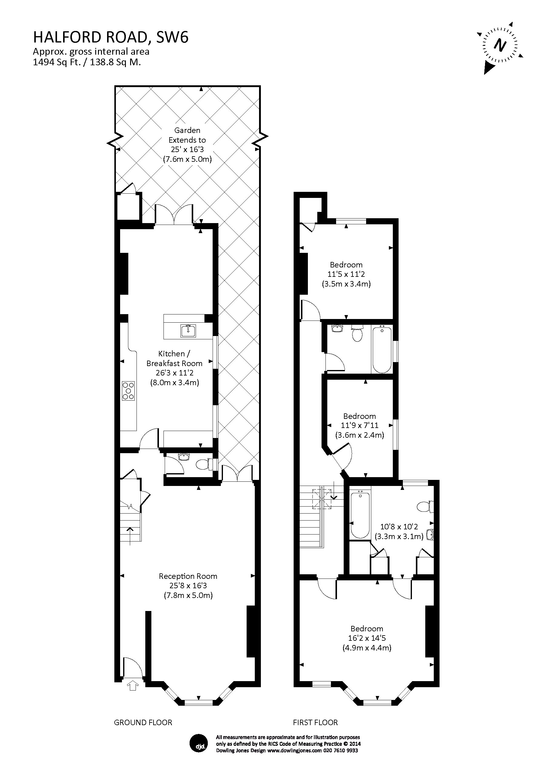 3 Bedrooms  to rent in Halford Road, Fulham SW6