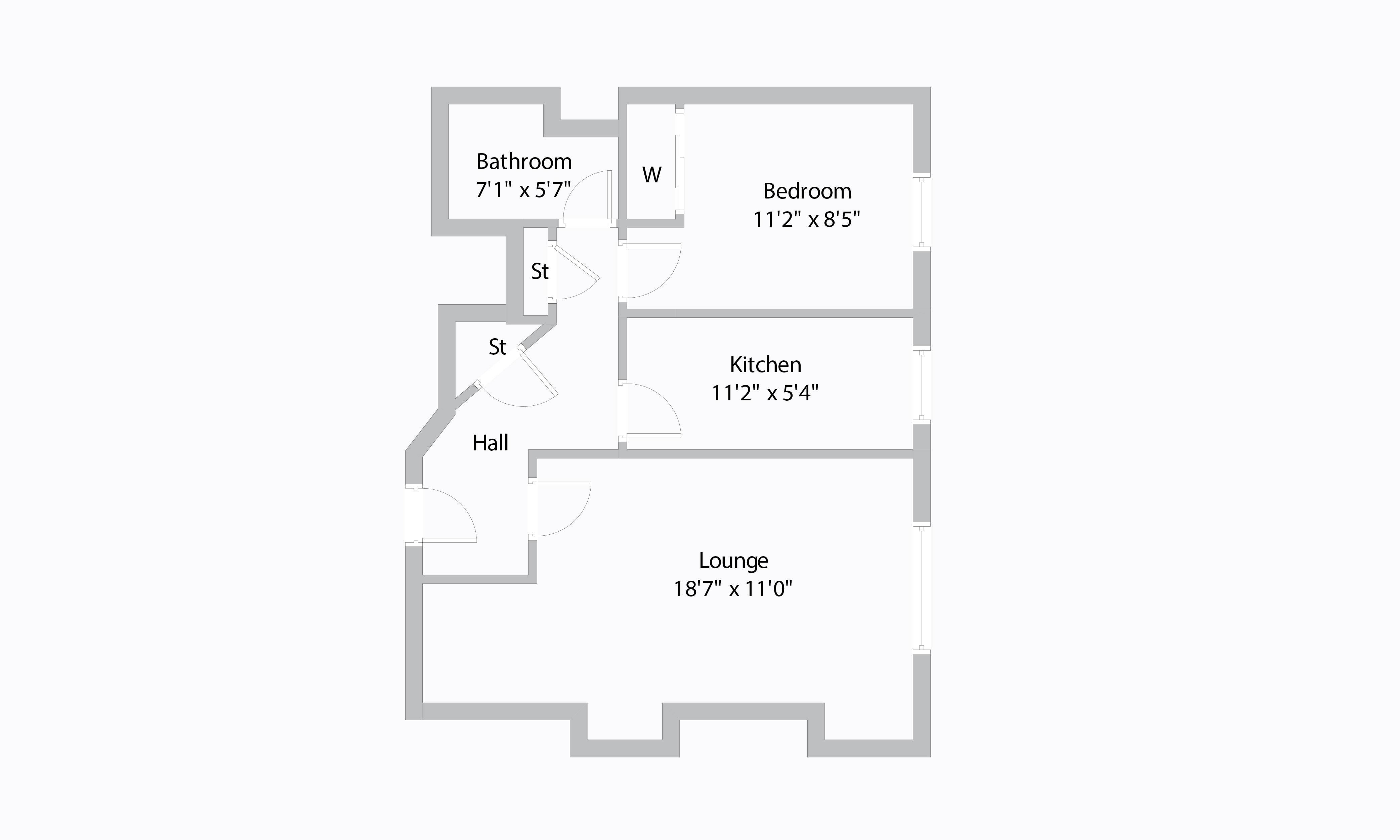 1 Bedrooms Flat for sale in Dumbarton Road, Flat 2/2, Glasgow, Glasgow G11