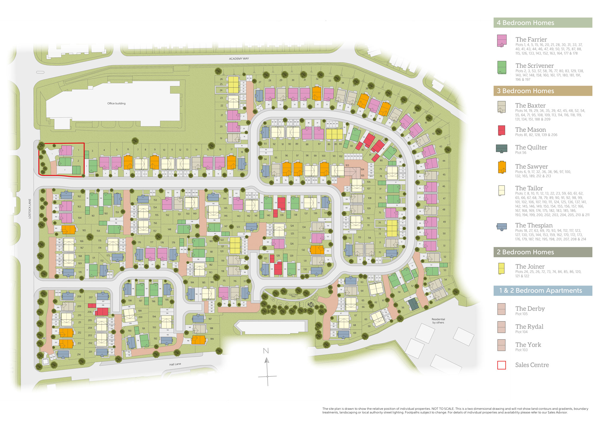 "The Thespian" at Lostock Lane, Lostock, Bolton BL6, 3 bedroom detached