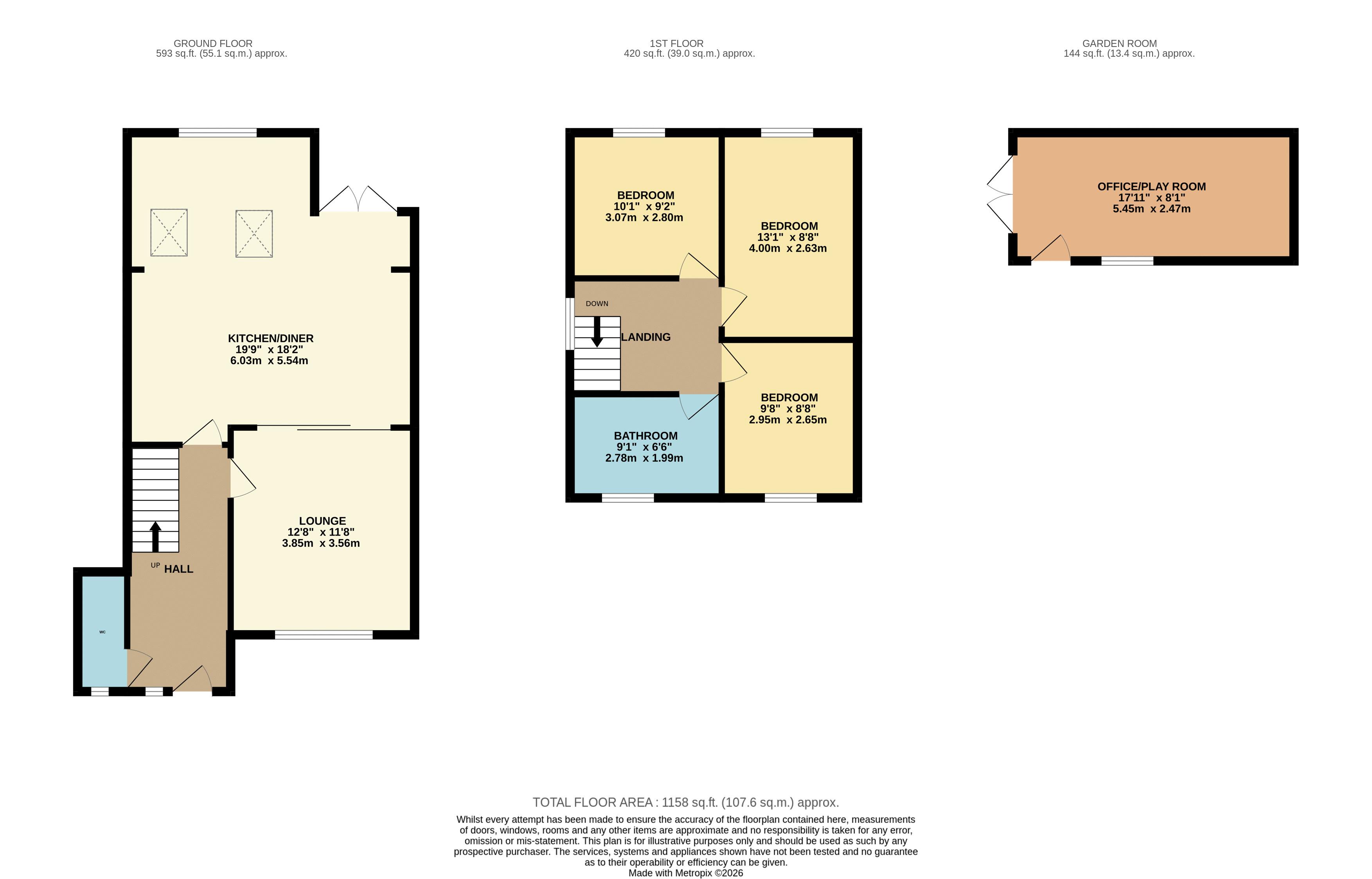 47a, Lulworth Avenue, Waltham Cross floorplan