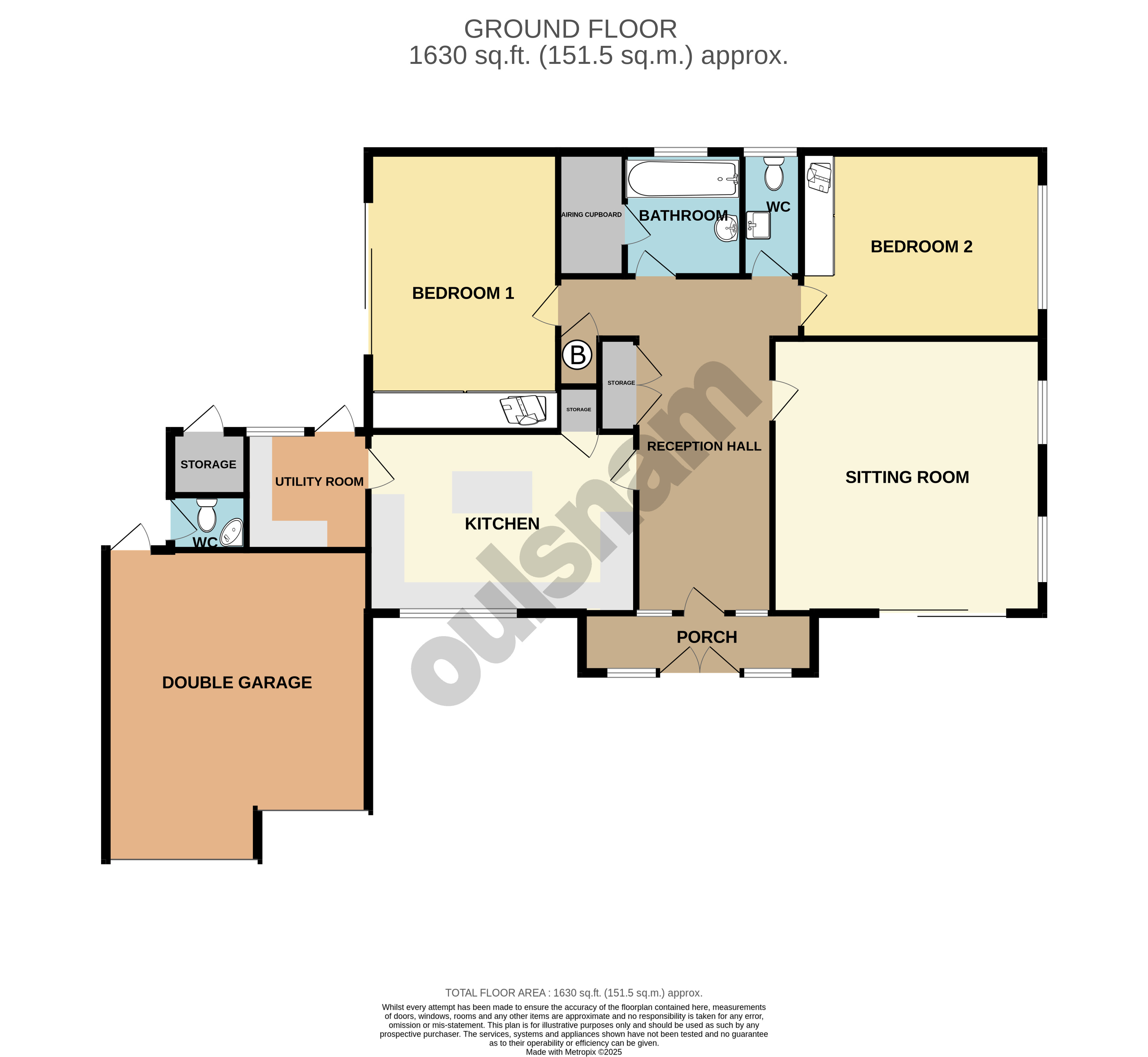 71, Moor Green Lane, Birmingham floorplan