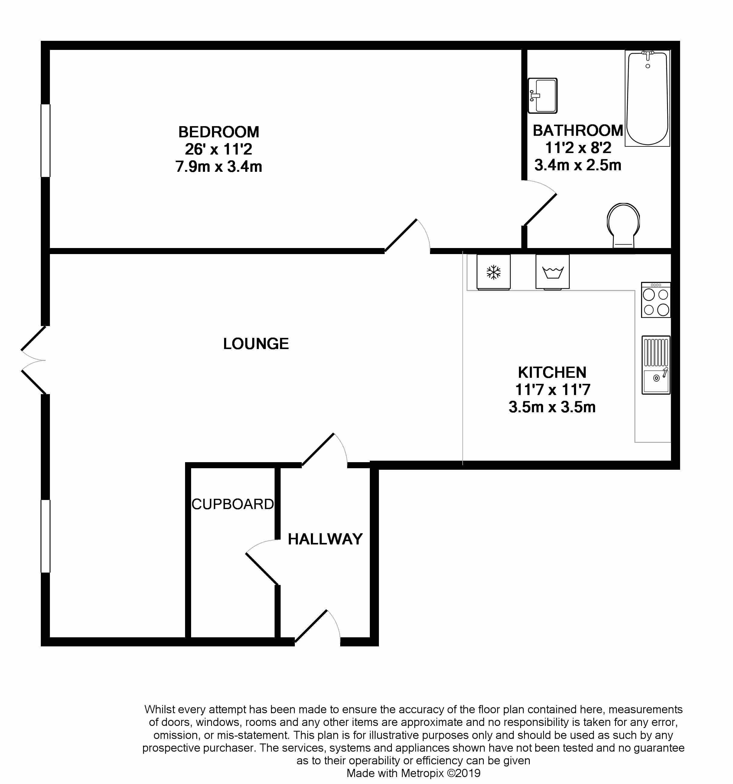 Flat 1, Gravesend floorplan