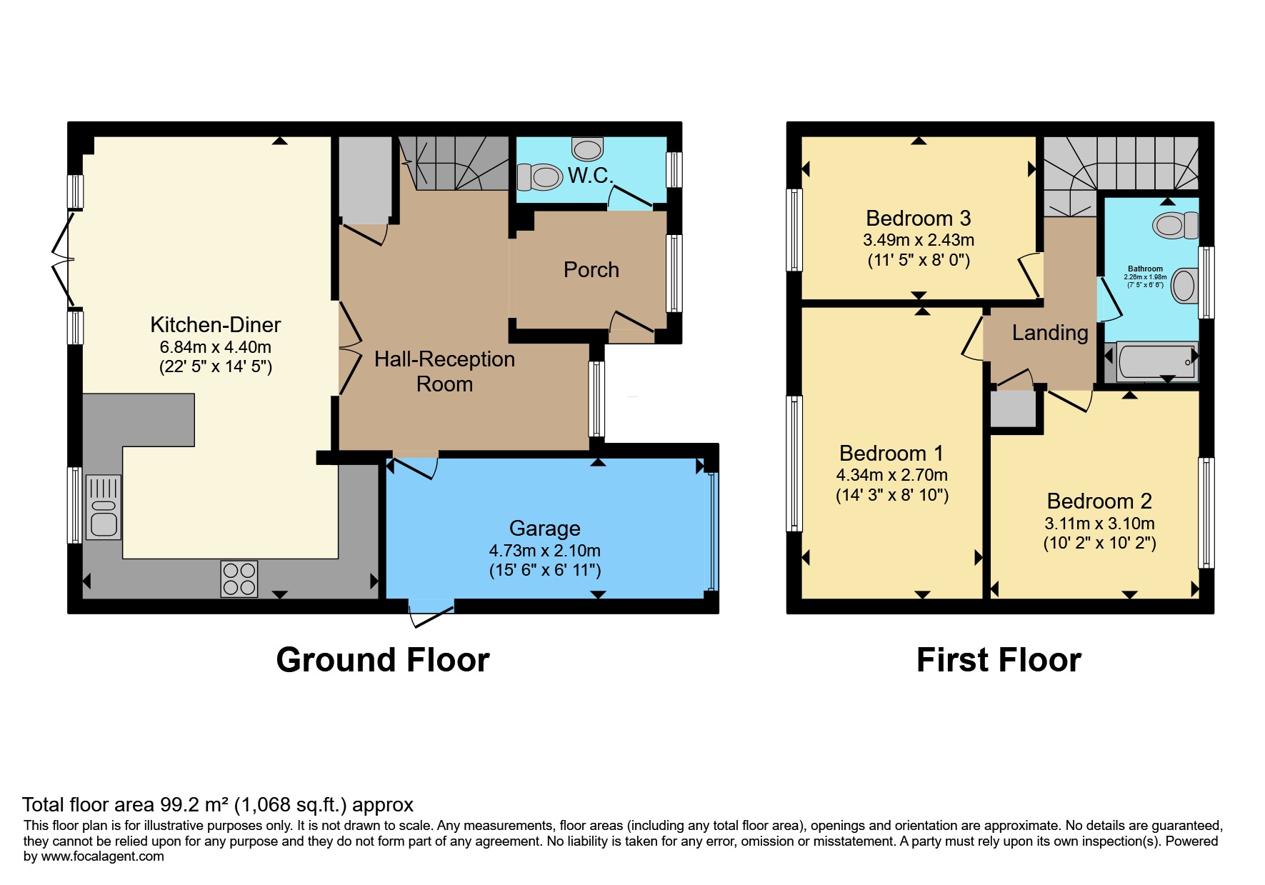 42, Larch Walk, Ashford floorplan