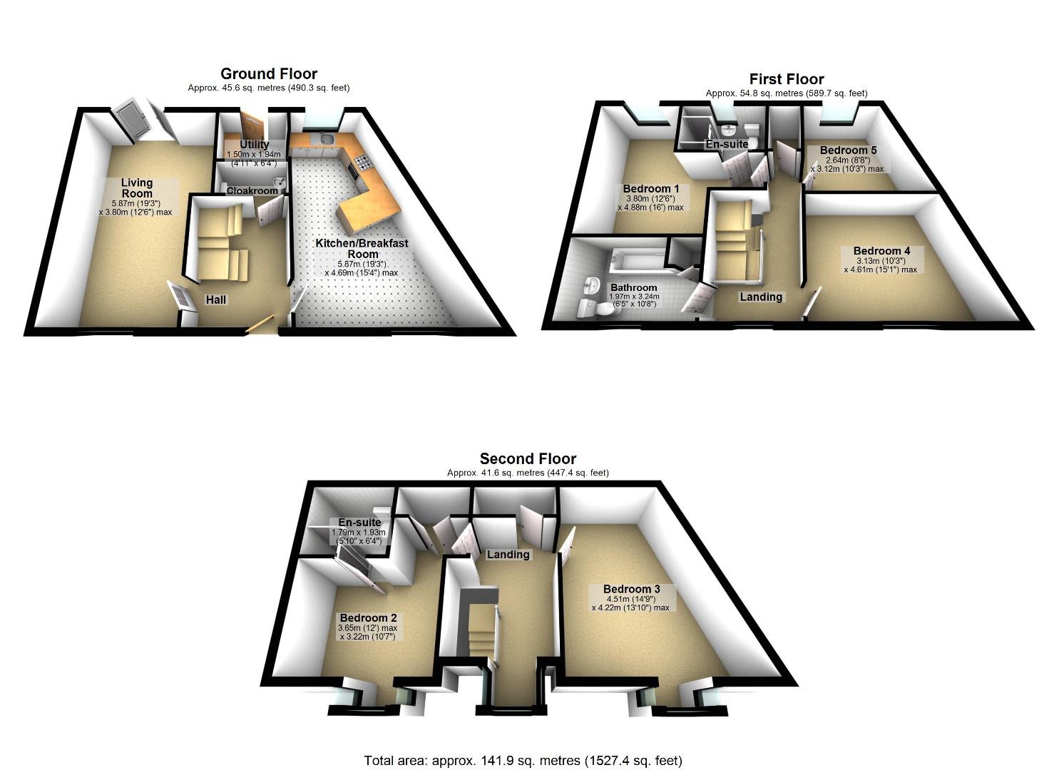 57, Redcar Road, Bicester floorplan