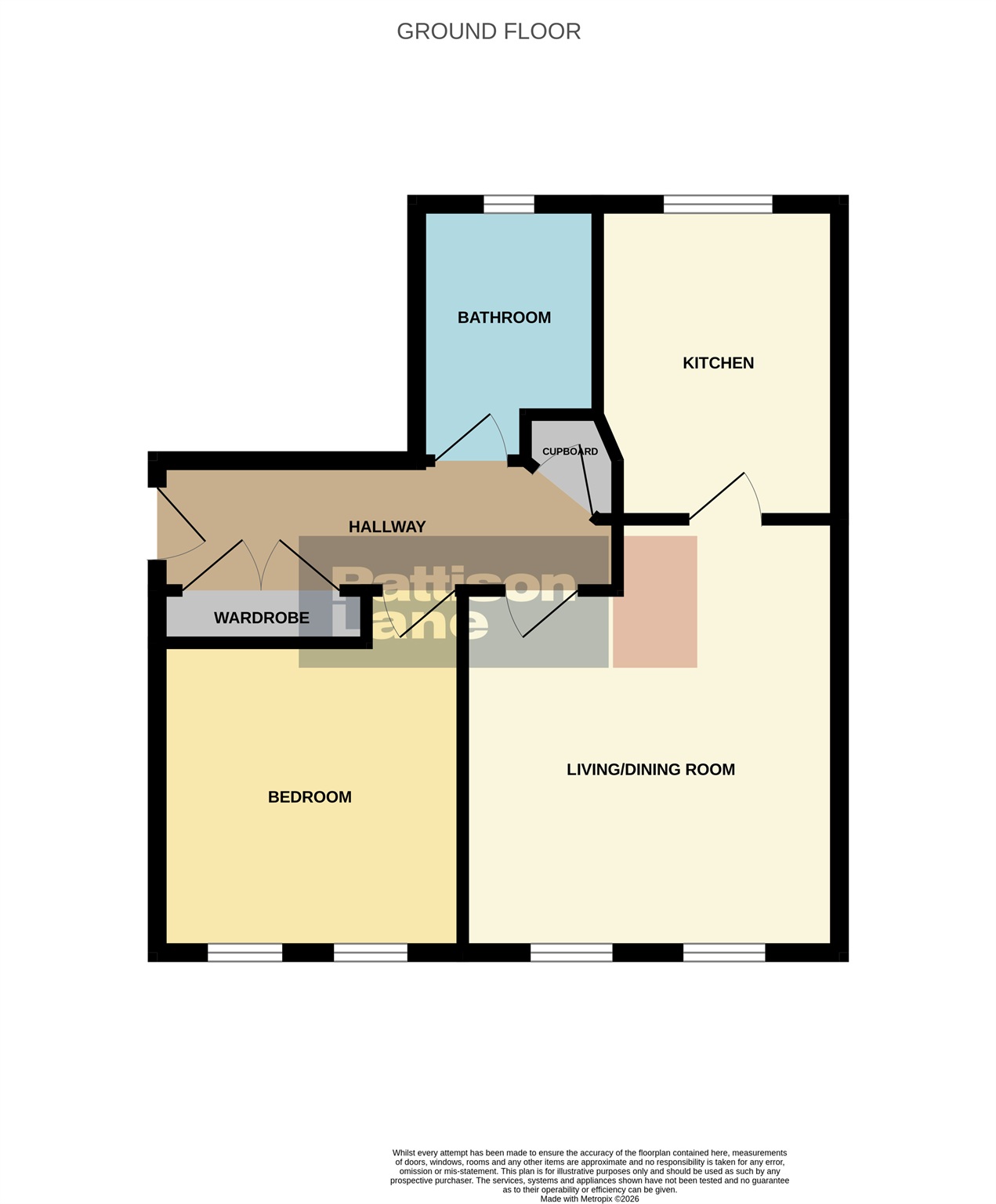 Flat 2, Austin House, High Street, Kettering floorplan