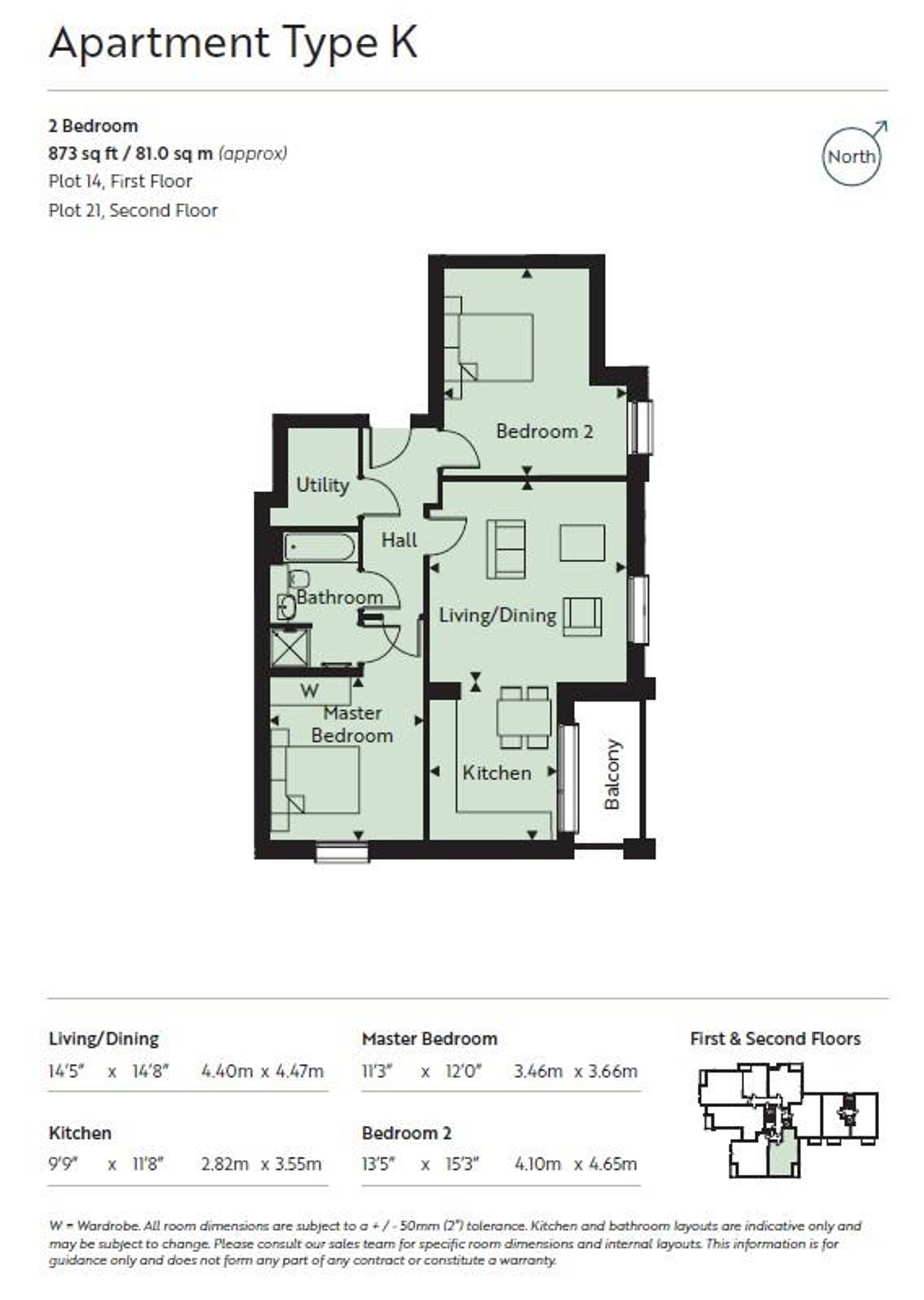 Flat 14, Lindfield Place, Worthing floorplan