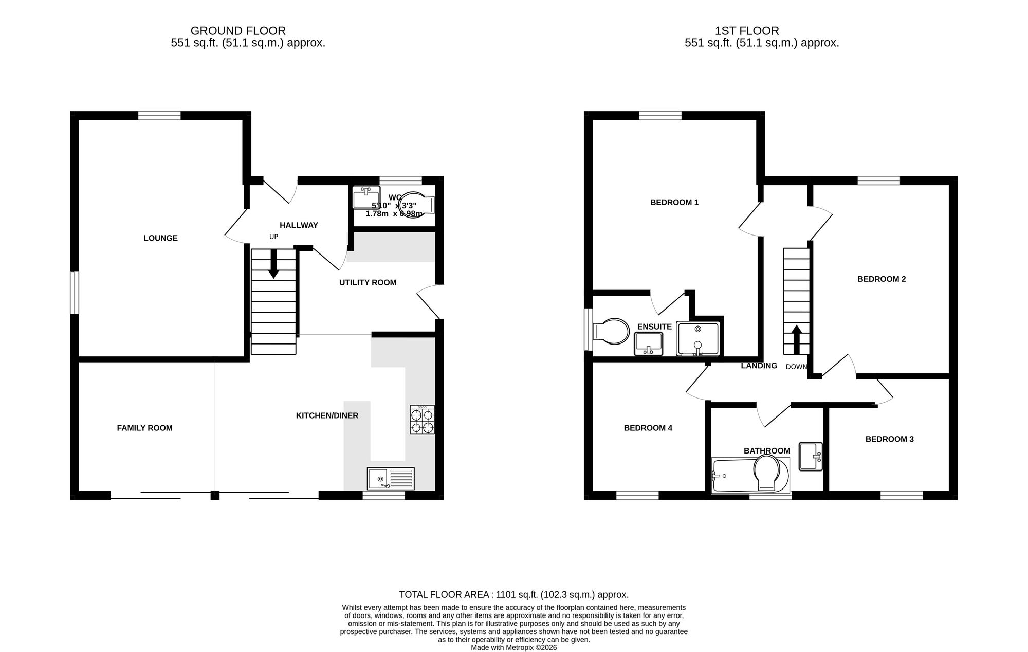 10 Canning Close, Wigan floorplan
