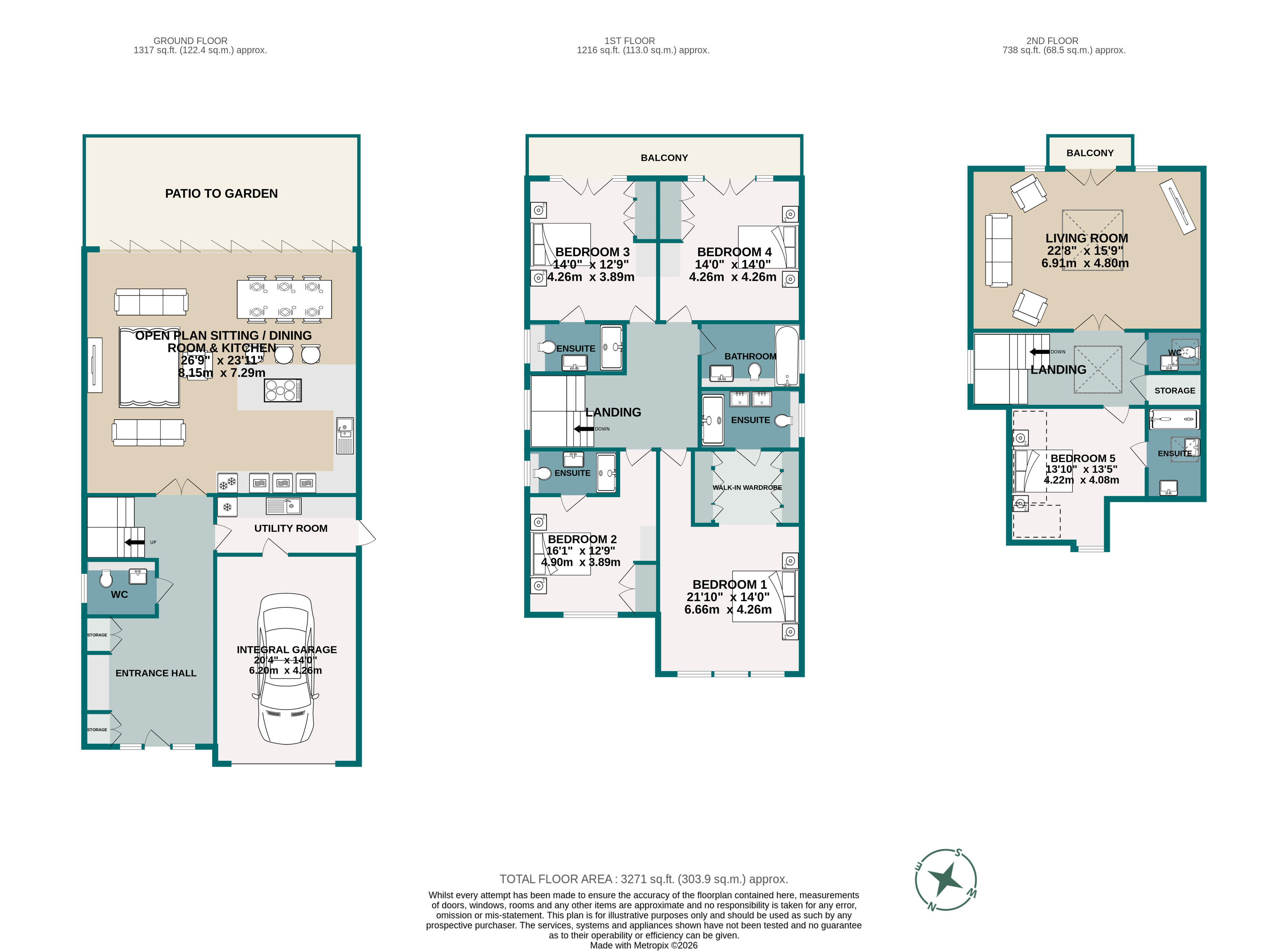 42A, Nairn Road, Dorset floorplan