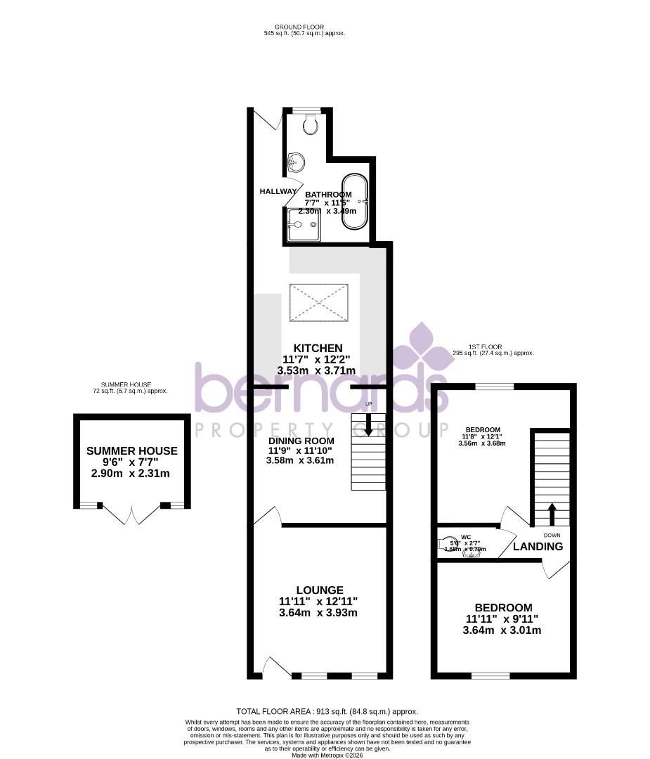 186, Stakes Hill Road, Waterlooville floorplan