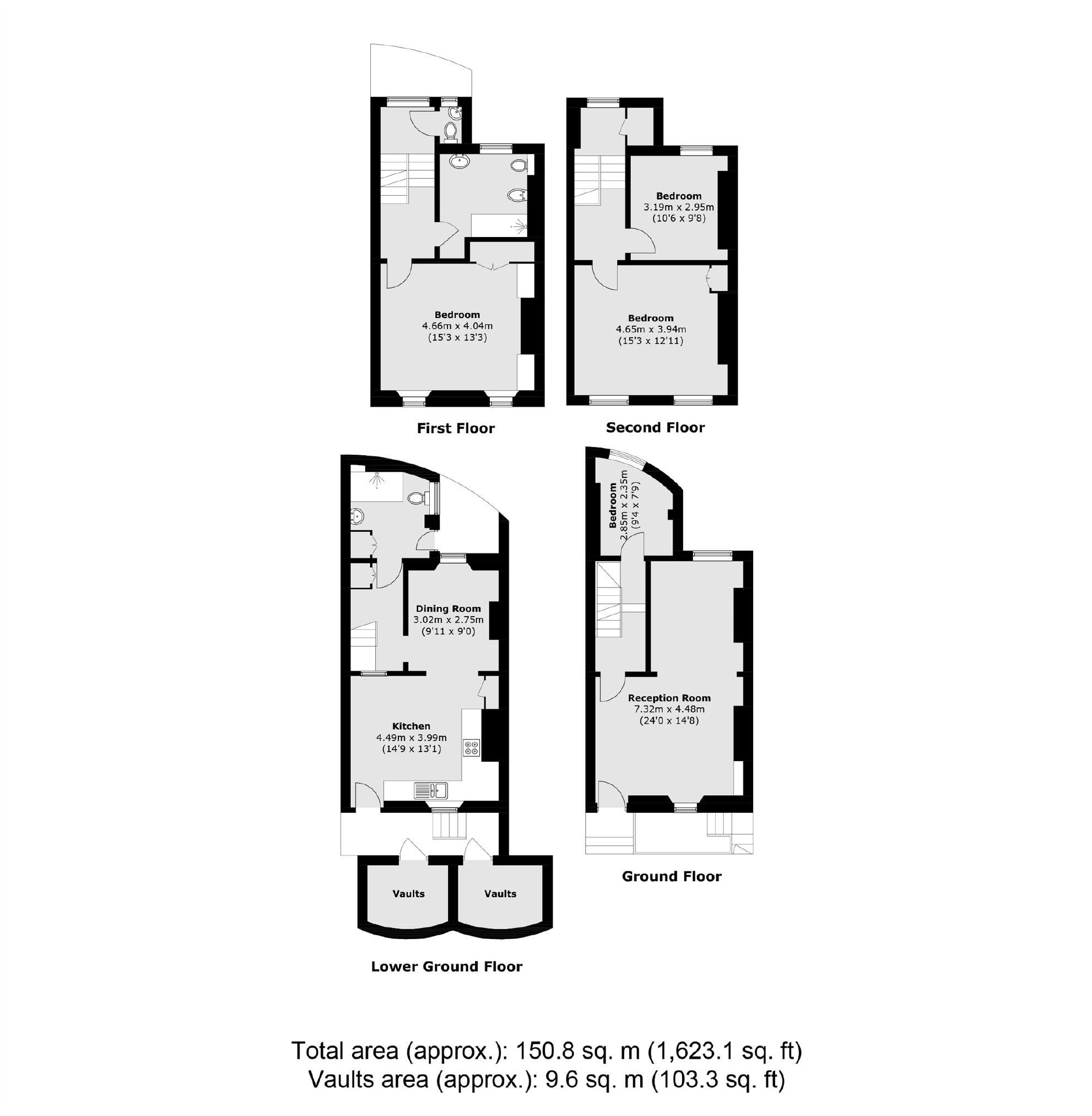 120, Lupus Street, London floorplan