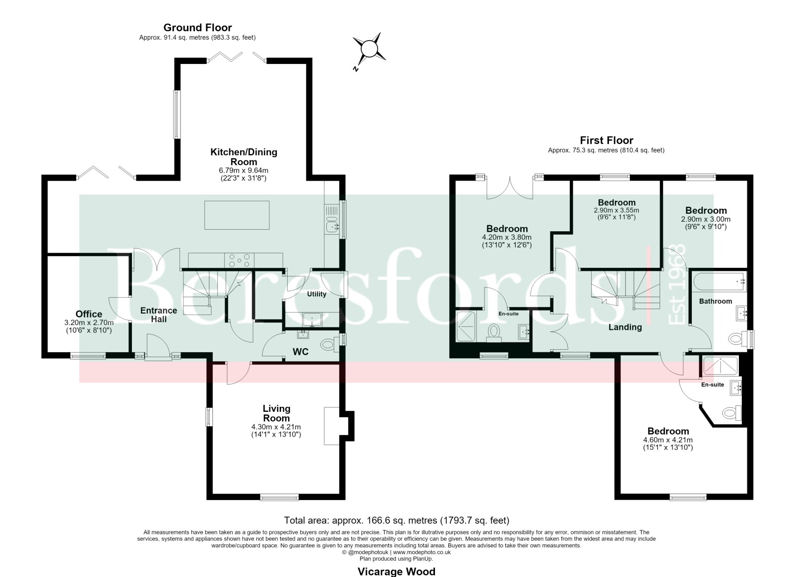 Wigley Bush Lane, Brentwood floorplan